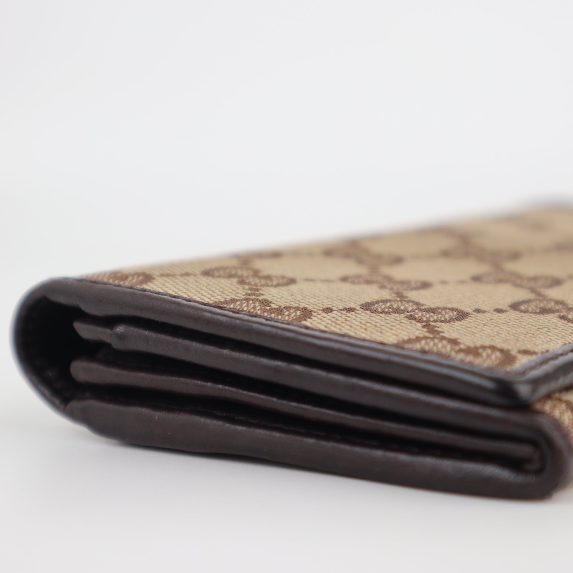 C2130 Gucci Wallet Horsebit | Pre-Owned Very Good GG canvas