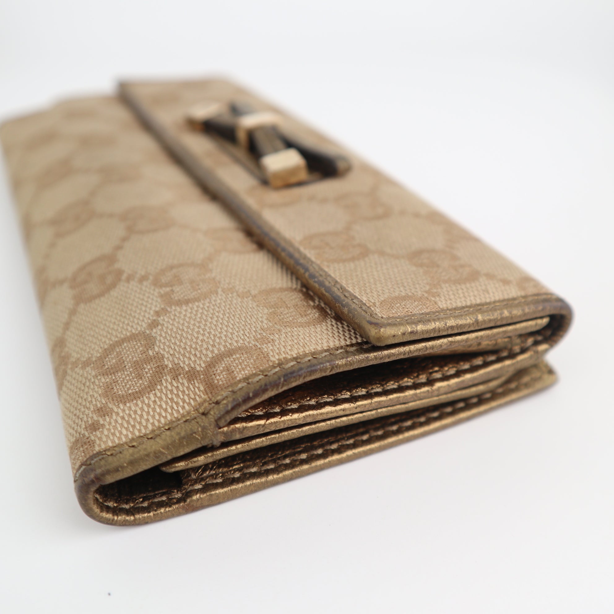 C2131 Gucci Wallet Princy | Pre-Owned Very Good GG canvas