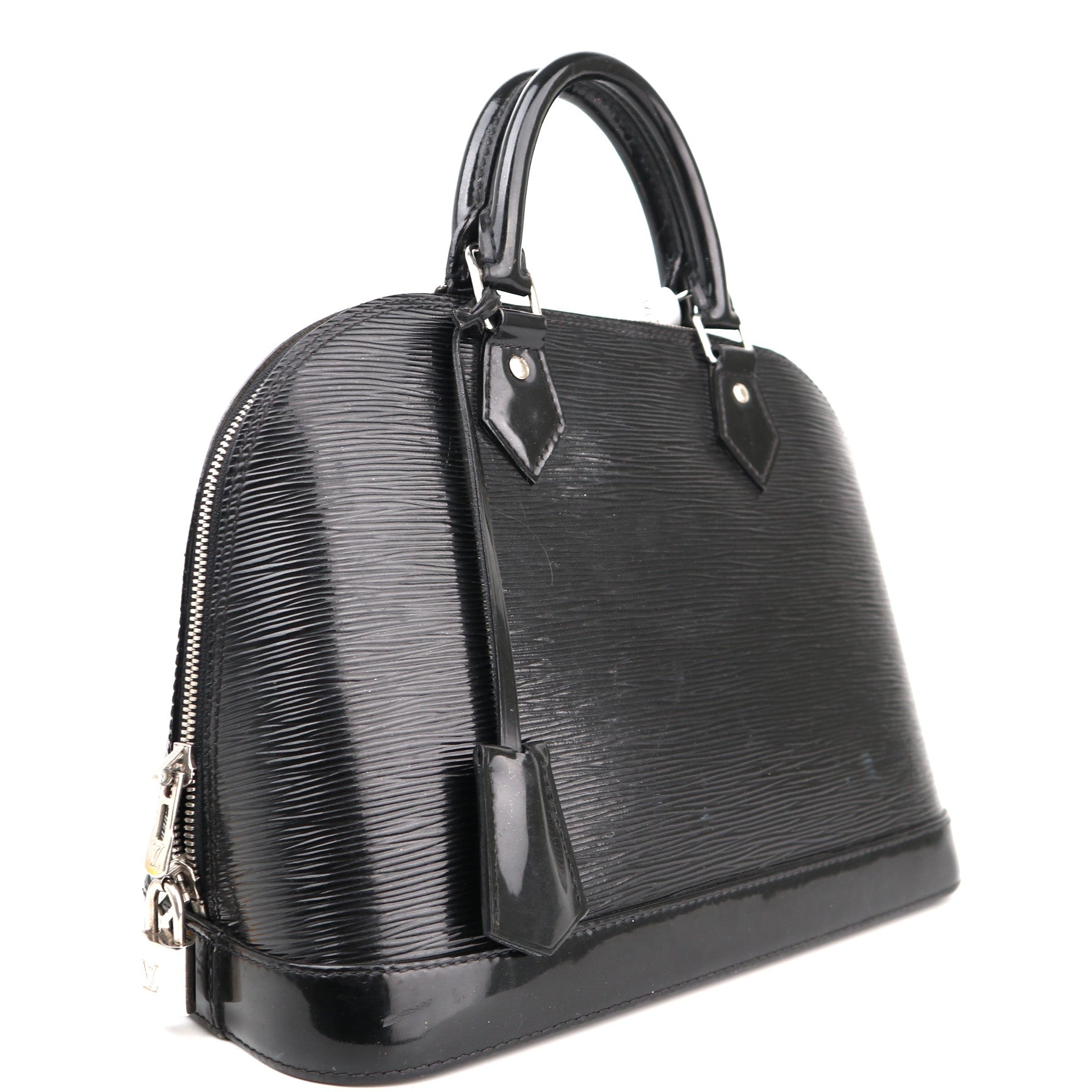 C1335 Louis Vuitton Black Electric Epi Leather Alma PM Bag -Pre Owned