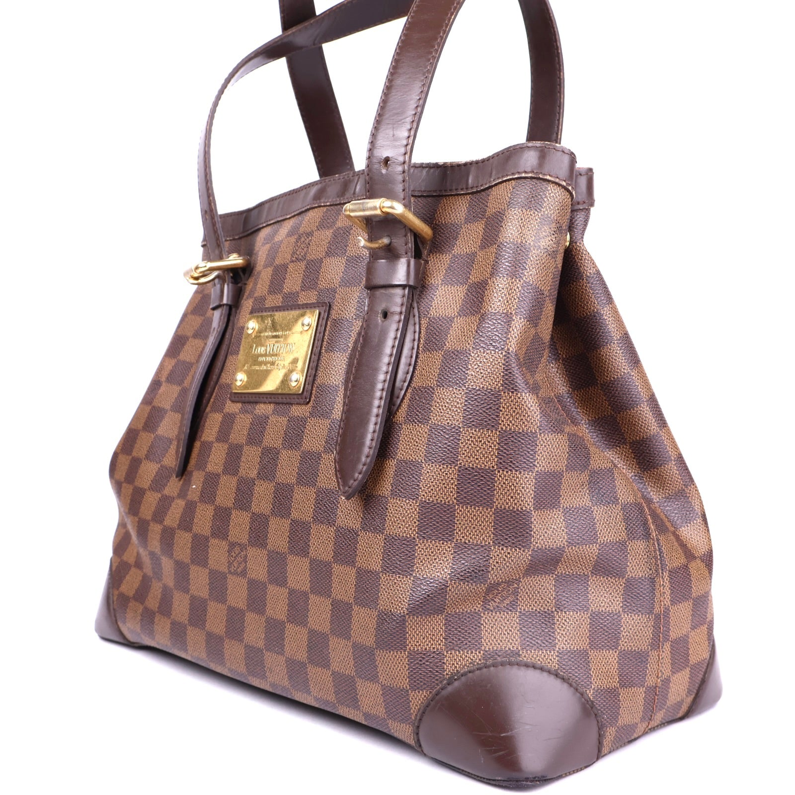 J2039 Louis Vuitton Damier Ebene Hampstead MM Tote- Pre Owned