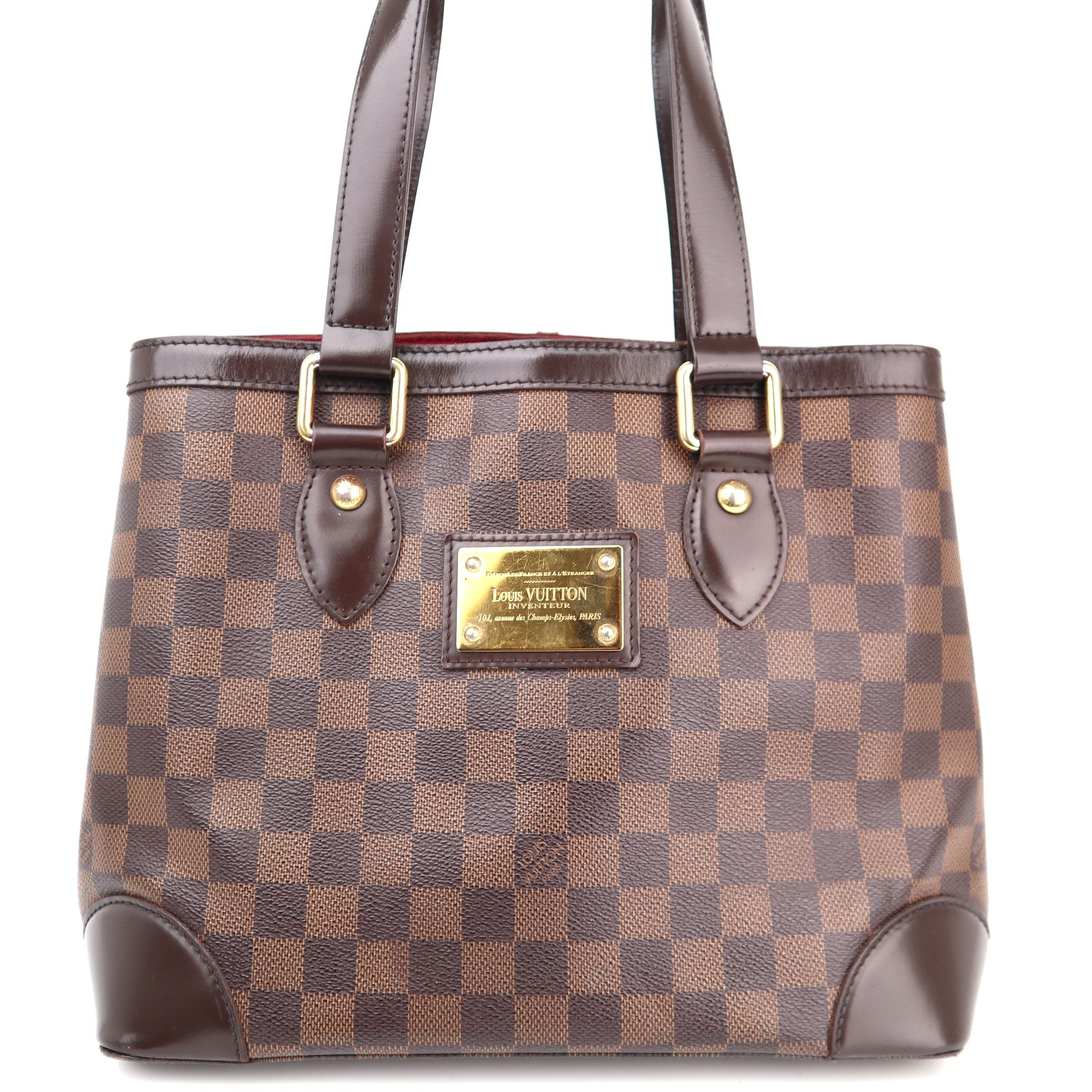 C1330 Louis Vuitton Damier Hampstead PM Damier Ebene-Pre Owned
