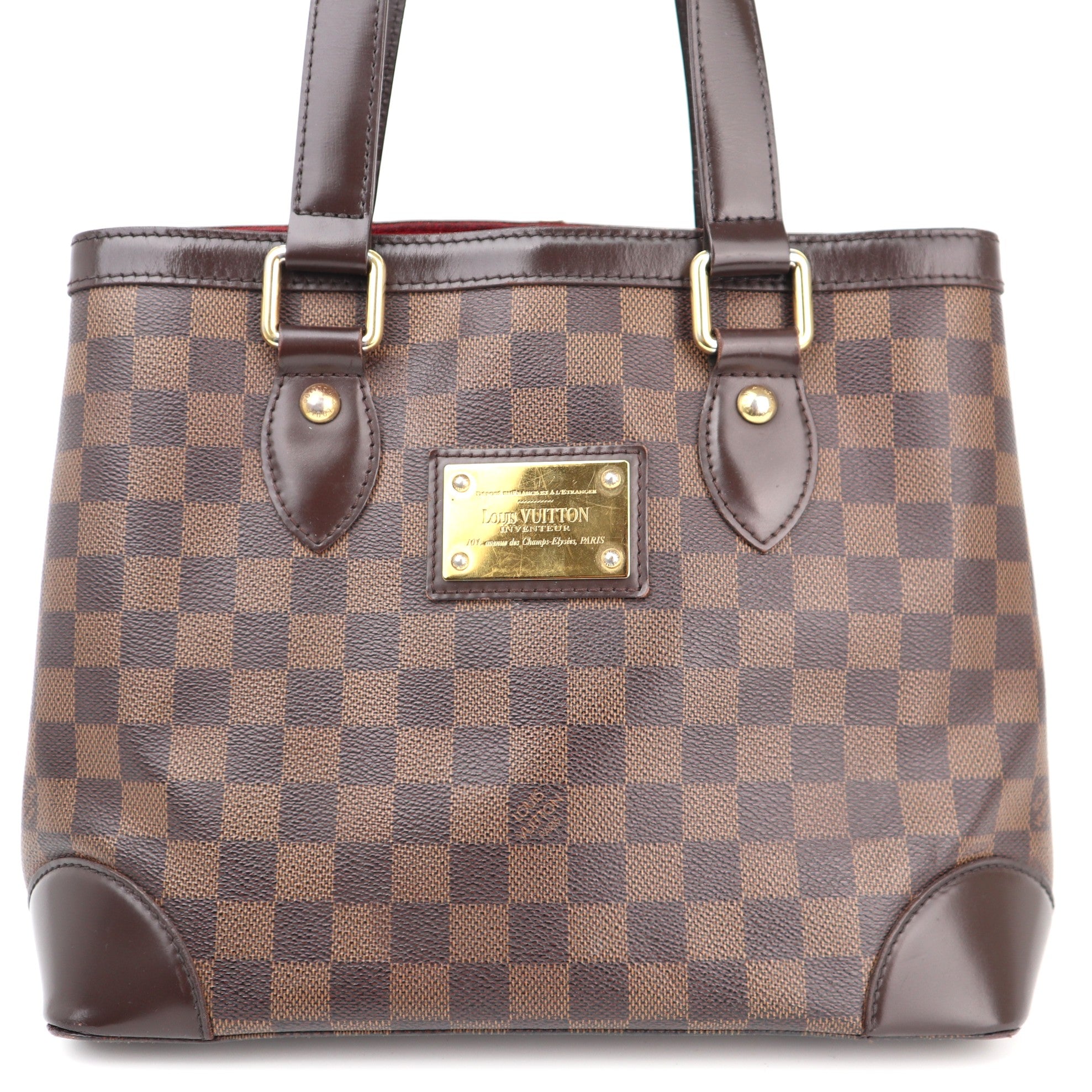 C1330 Louis Vuitton Damier Hampstead PM Damier Ebene-Pre Owned