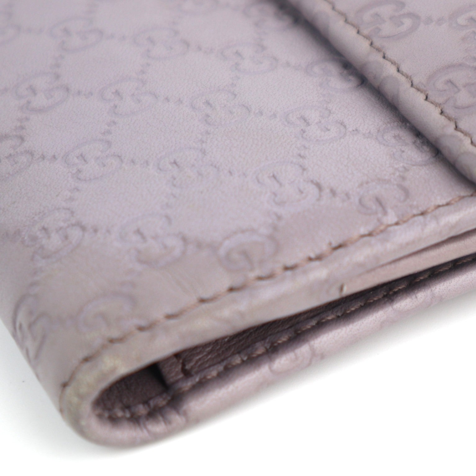 C2147 Gucci Wallet Purple Guccissima Leather Wallet | Pre-Owned Very Good Purple Guccissima