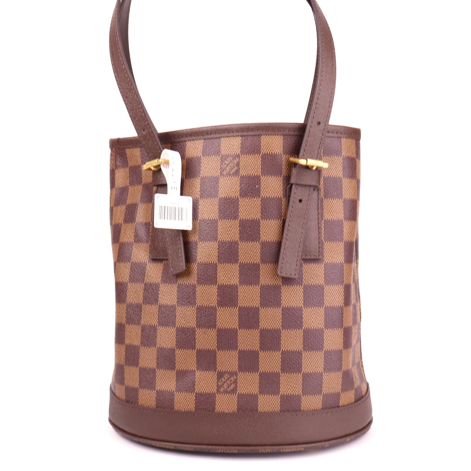 J2033 Louis Vuitton Damier Canvas Marais Bucket Bag- Pre Owned