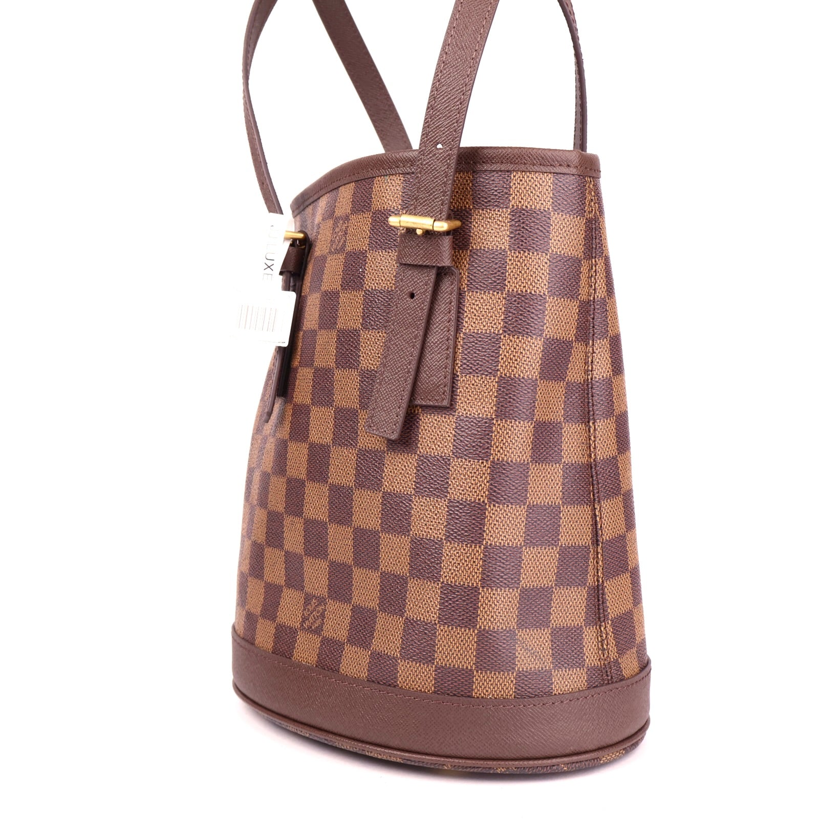 J2033 Louis Vuitton Damier Canvas Marais Bucket Bag- Pre Owned
