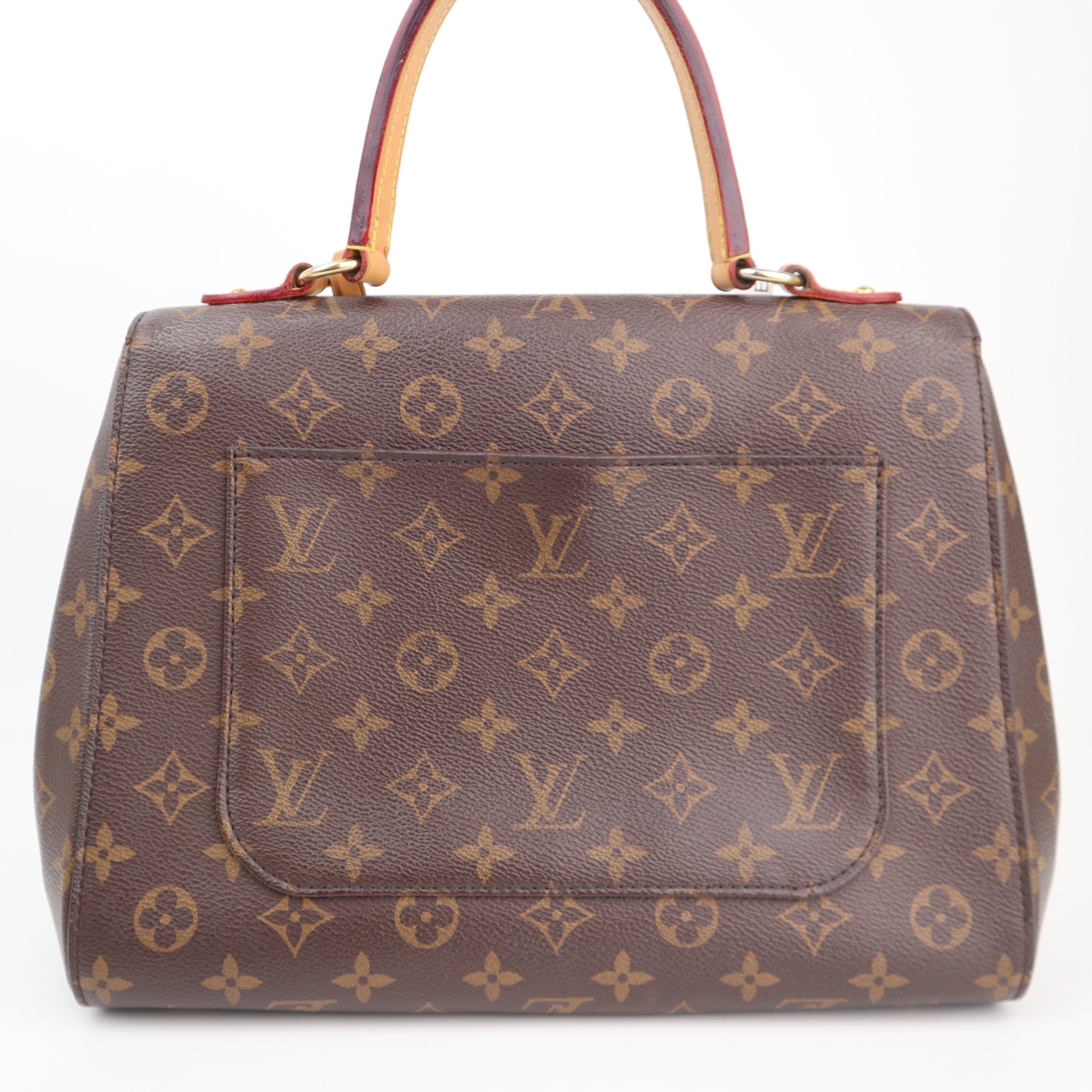 C1342 Louis Vuitton Cluny Top Handle Monogram Canvas MM -Pre Owned