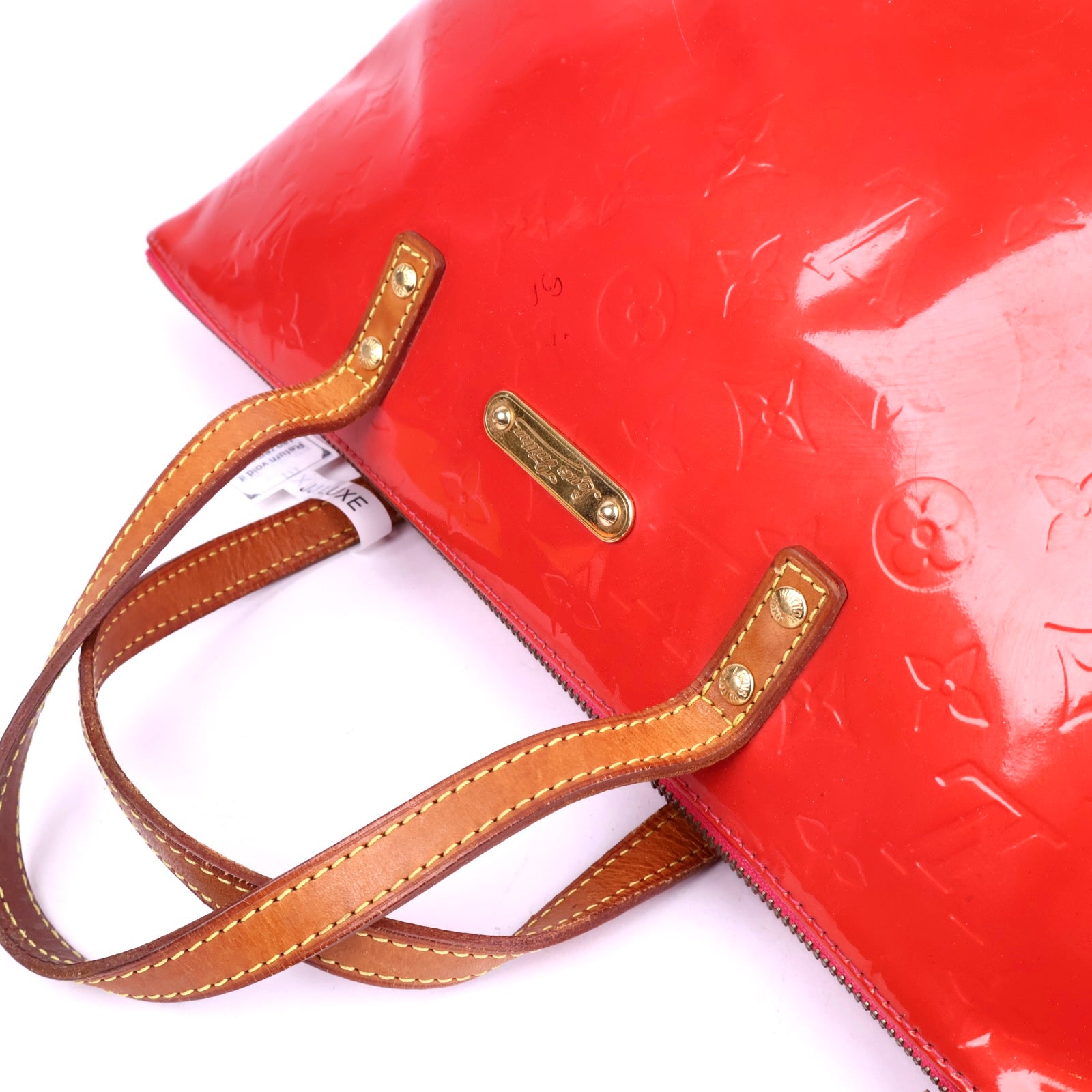 J2054 Louis Vuitton Monogram Vernis Bellevue PM Handbag- Pre Owned
