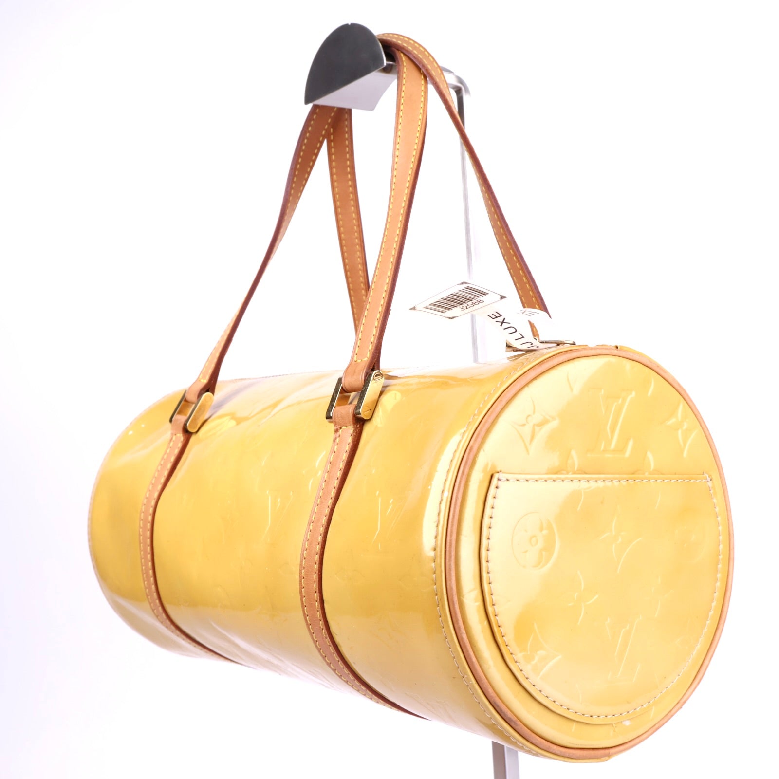 J2088 Louis Vuitton Beige Monogram Vernis Bedford Bag- Pre Owned