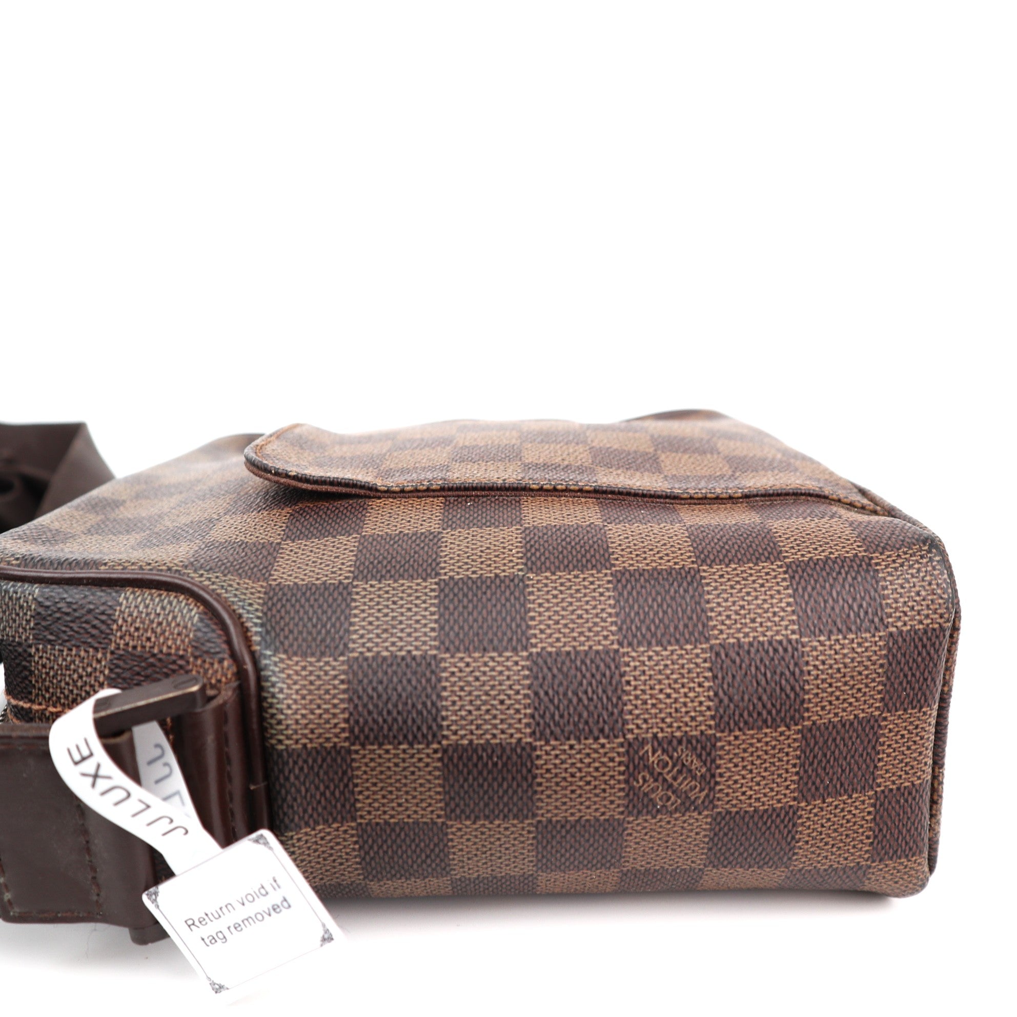 C1347 Louis Vuitton Damier Ebene Olav PM Bag-Pre Owned
