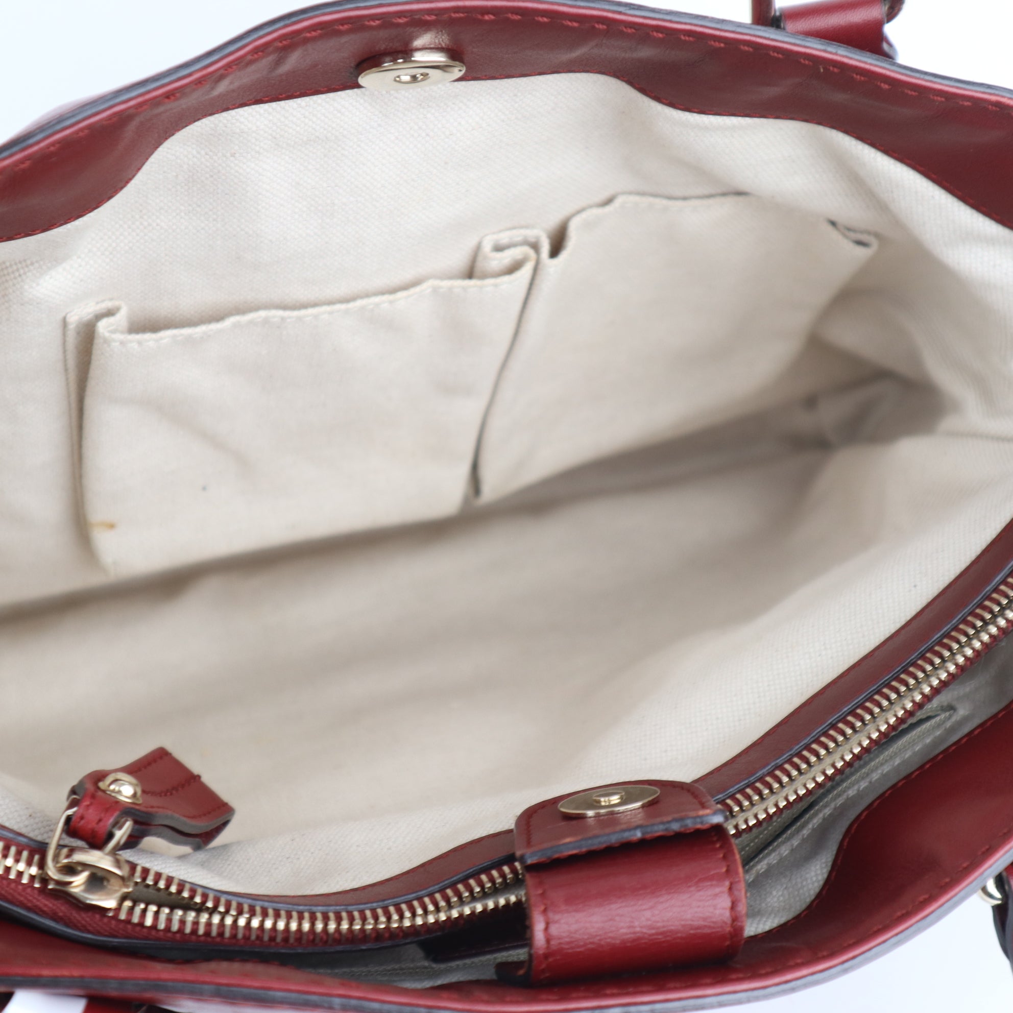 C2161 Gucci Tote Bag Guccissima Sukey Red | Pre-Owned Excellent Red Guccissima