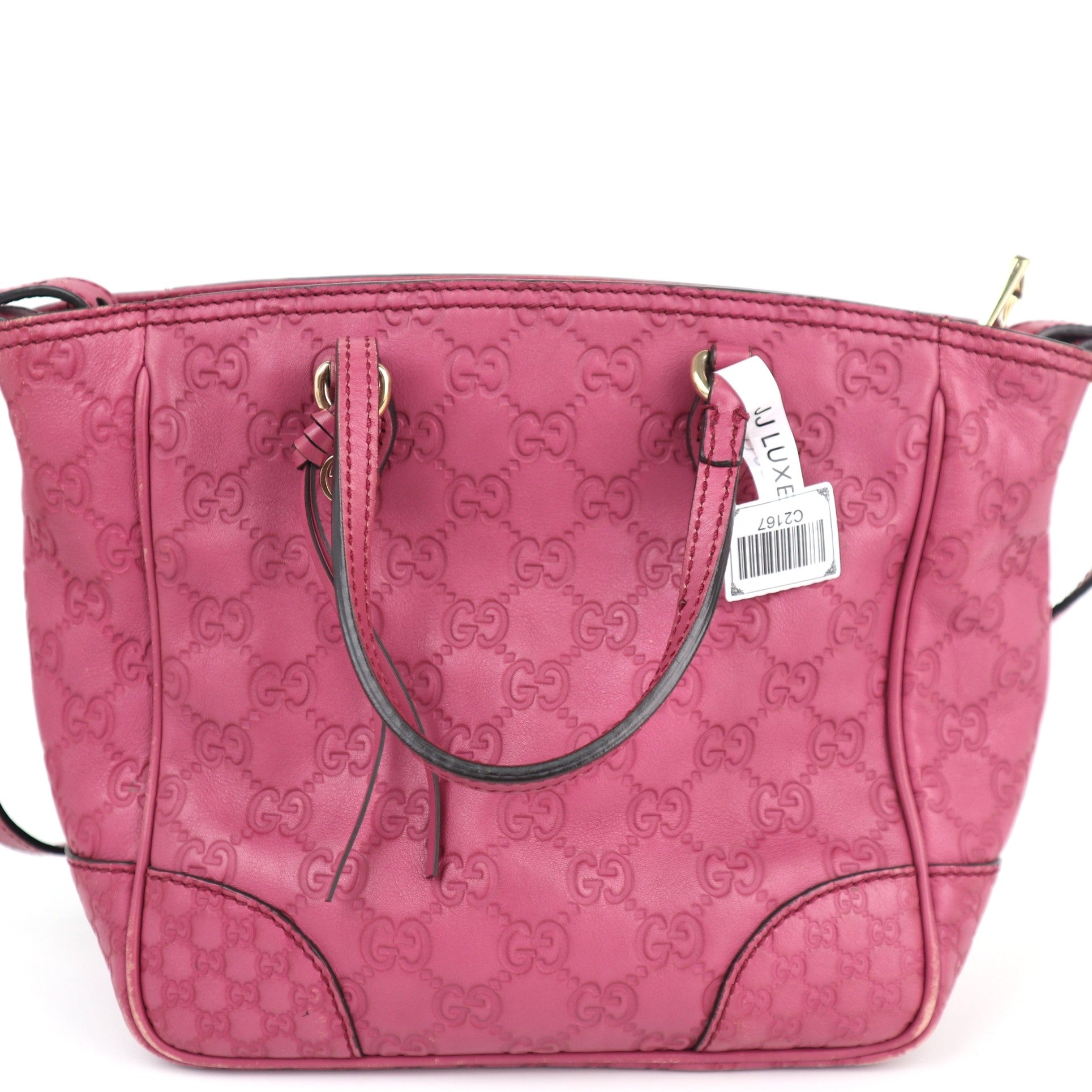 C2167 Gucci Tote Bag Guccissima Sukey Mini/Small Tote Bag | Pre-Owned Very Good Guccissima