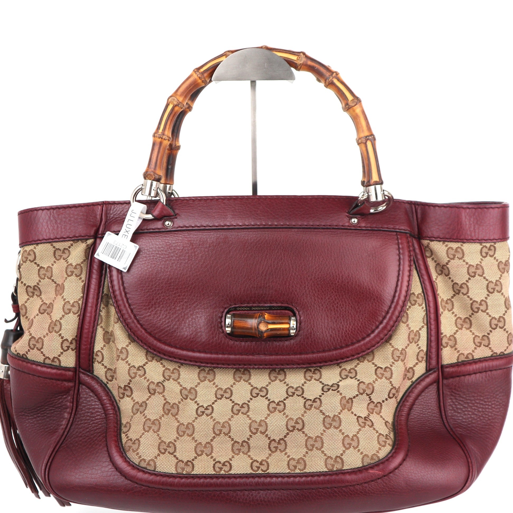 C2173 Gucci Shoulder Bag Bamboo Bella Medium Top Handle Shoulder Bag | Pre-Owned Excellent
