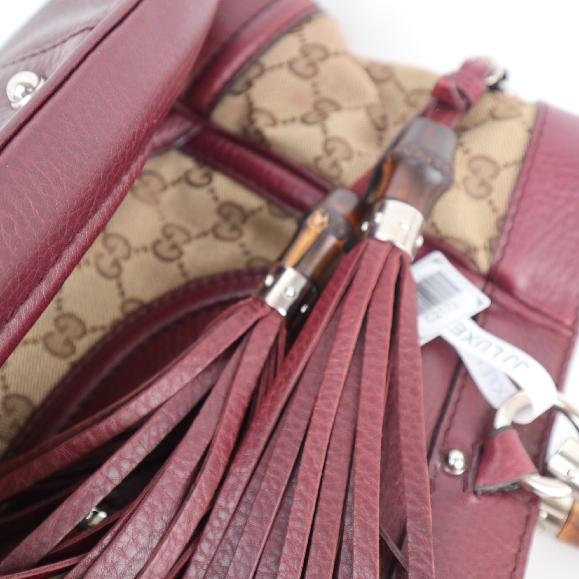 C2173 Gucci Shoulder Bag Bamboo Bella Medium Top Handle Shoulder Bag | Pre-Owned Excellent