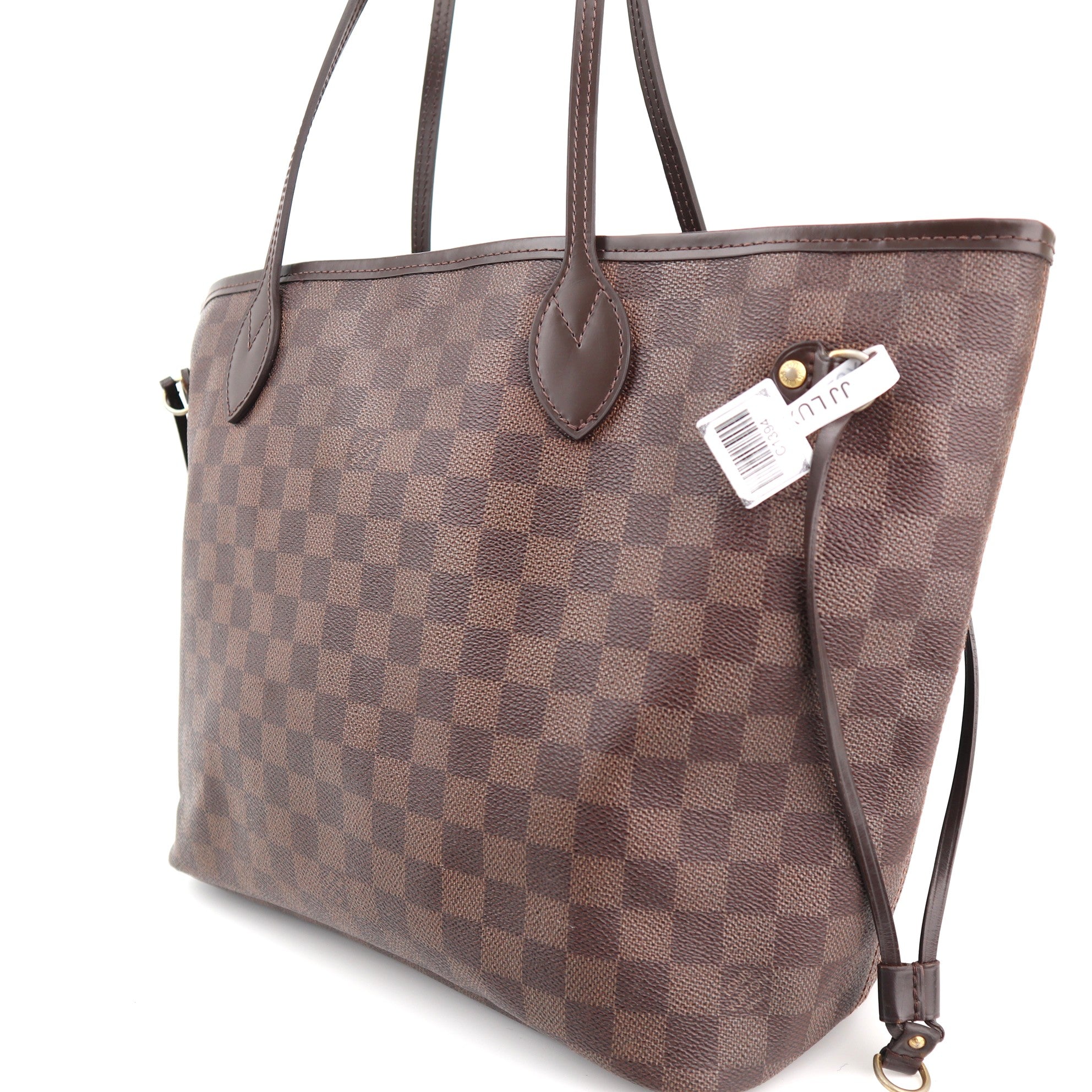 C1394R Louis Vuitton Neverfull MM Damier Ebene-Pre Owned