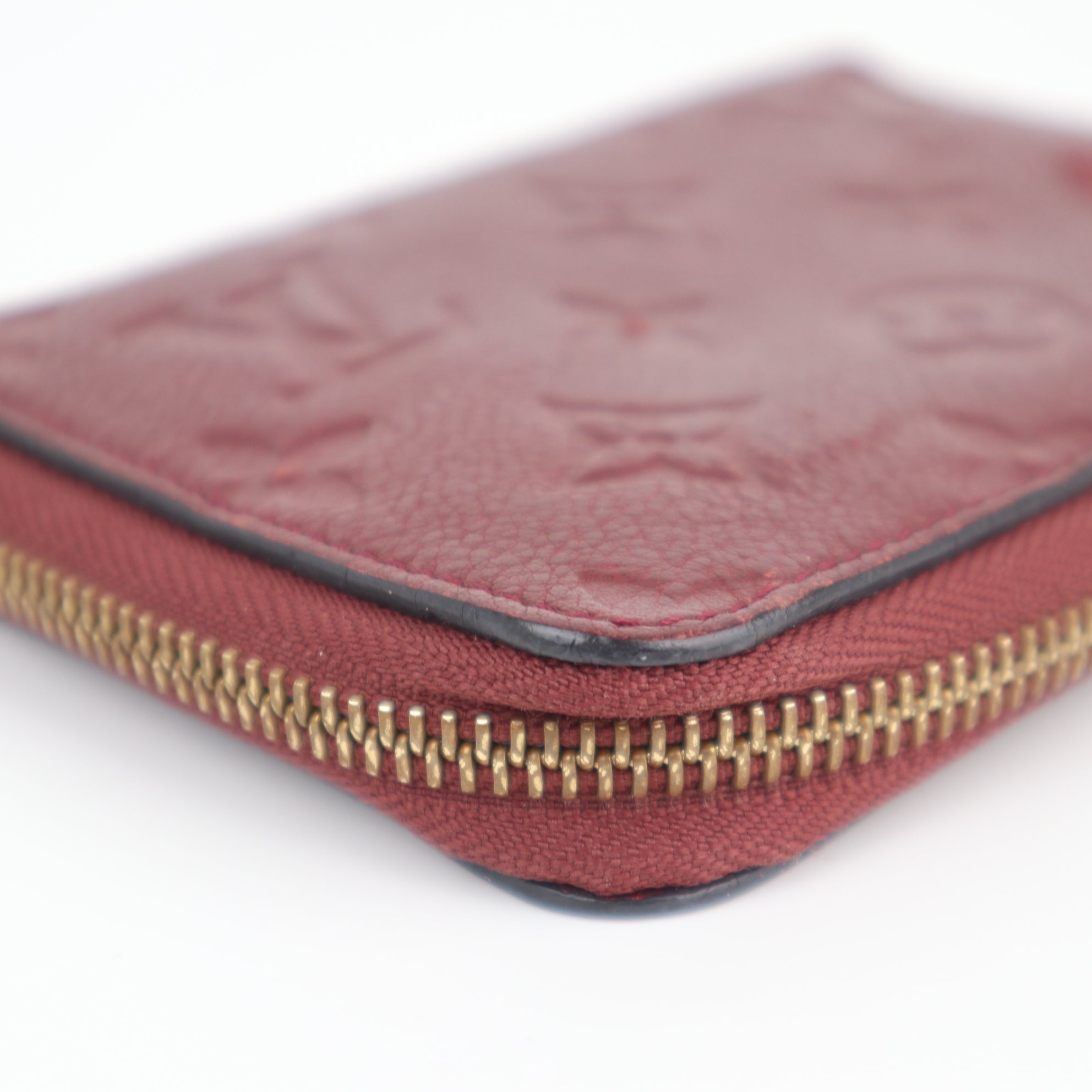 C2182 Louis Vuitton Wallet Monogram Empreinte Zippy Coin Purse Amarante | Pre-Owned Very Good Amarante Monogram