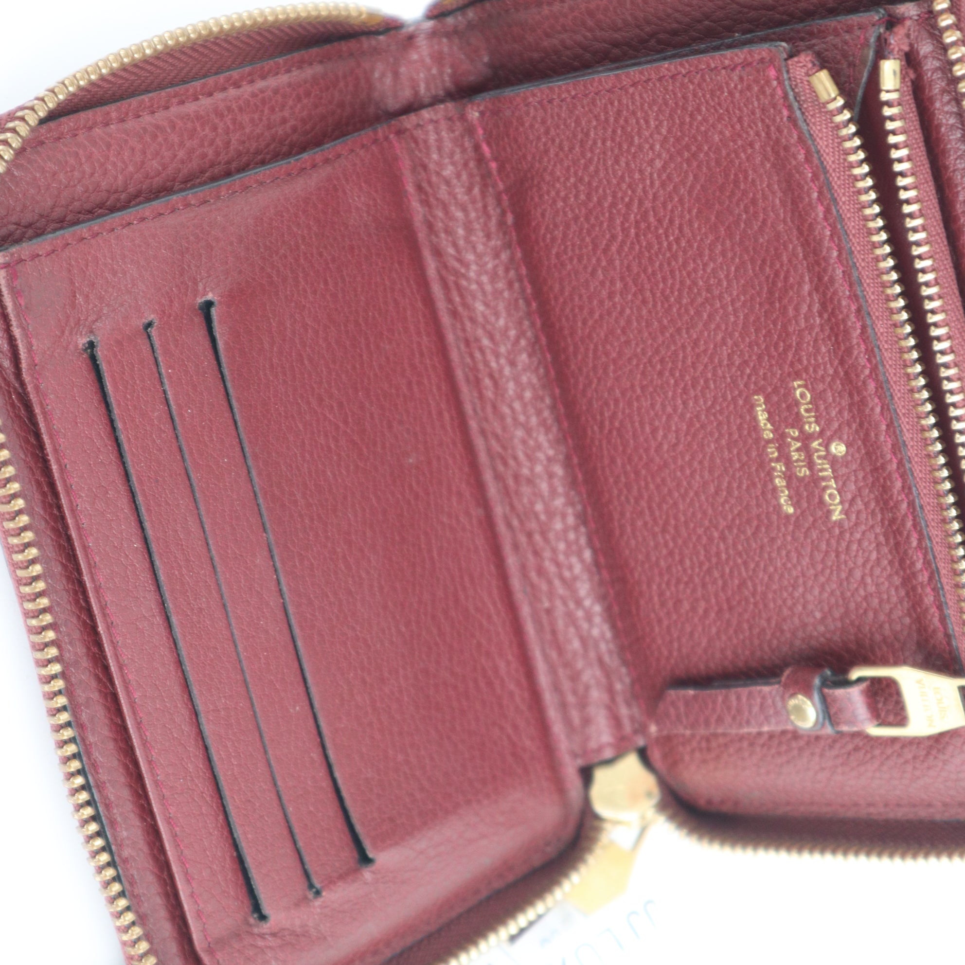 C2182 Louis Vuitton Wallet Monogram Empreinte Zippy Coin Purse Amarante | Pre-Owned Very Good Amarante Monogram