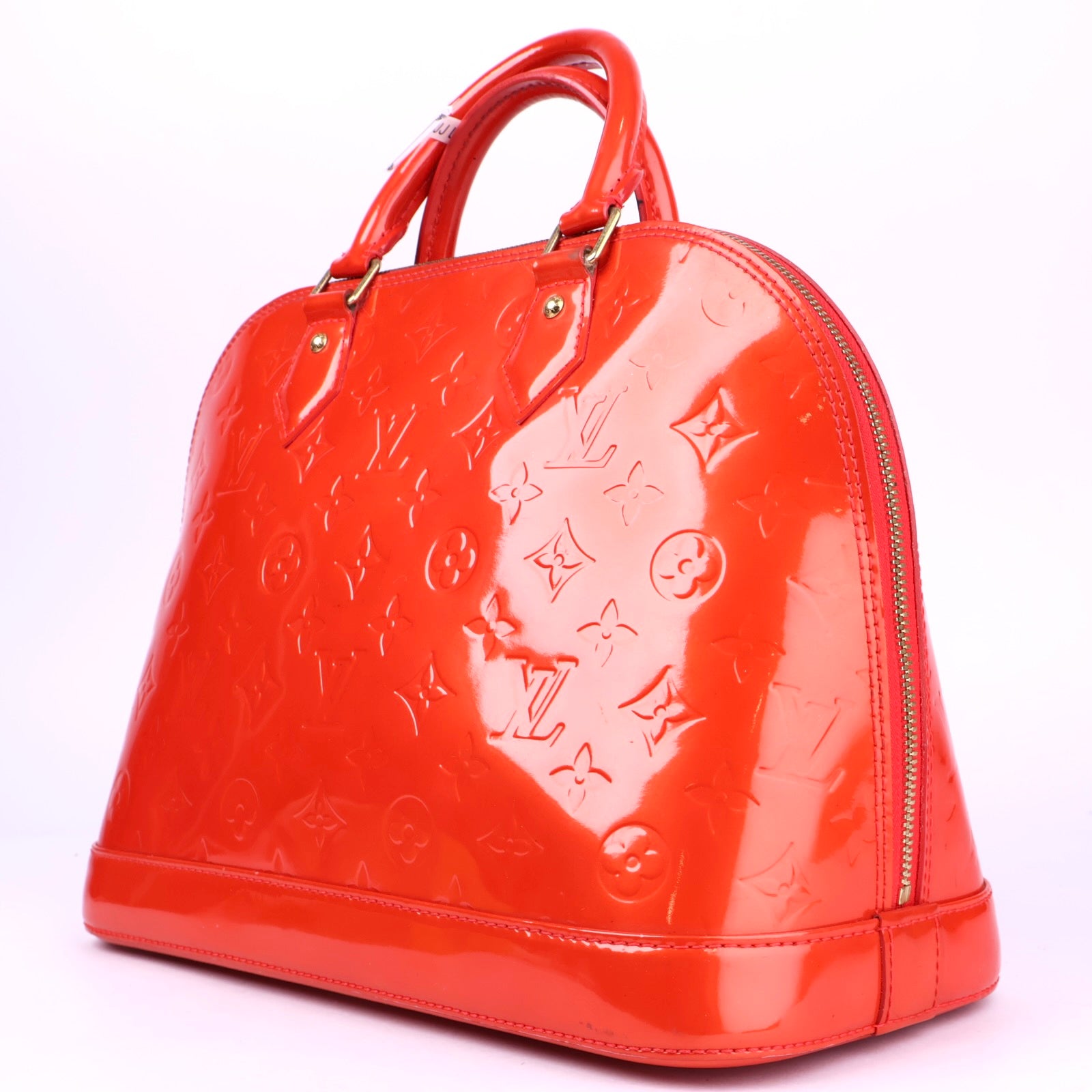 J3400 Louis Vuitton Vernis Alma PM Grenadine Bag- Pre Owned