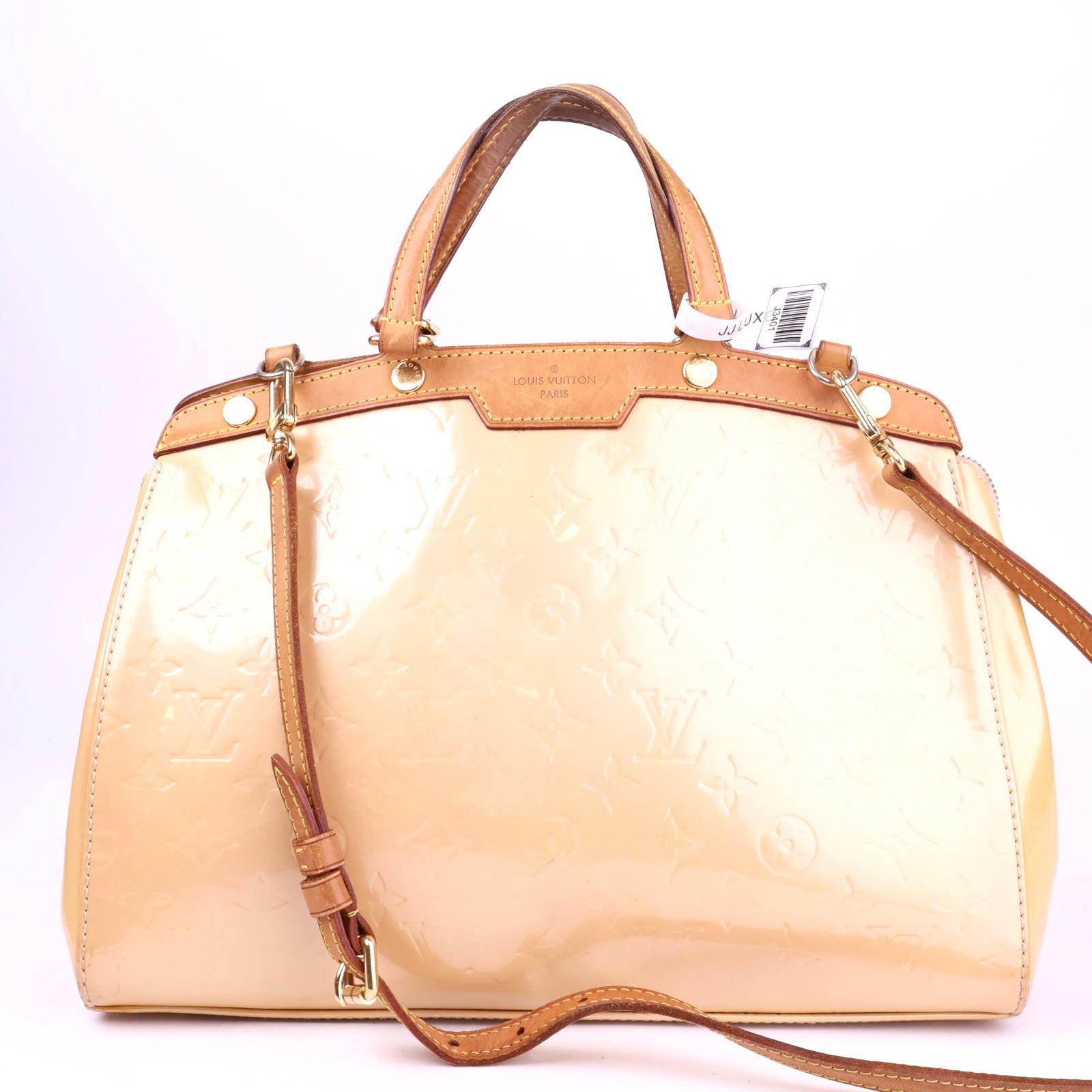 J3401 Louis Vuitton Monogram Vernis Brea MM Satchel- Pre Owned