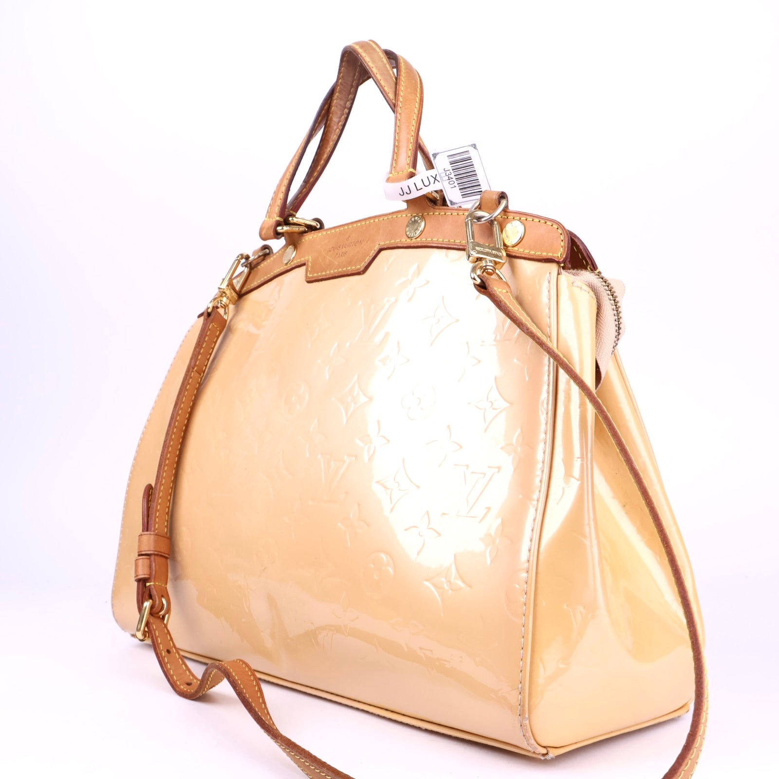 J3401 Louis Vuitton Monogram Vernis Brea MM Satchel- Pre Owned