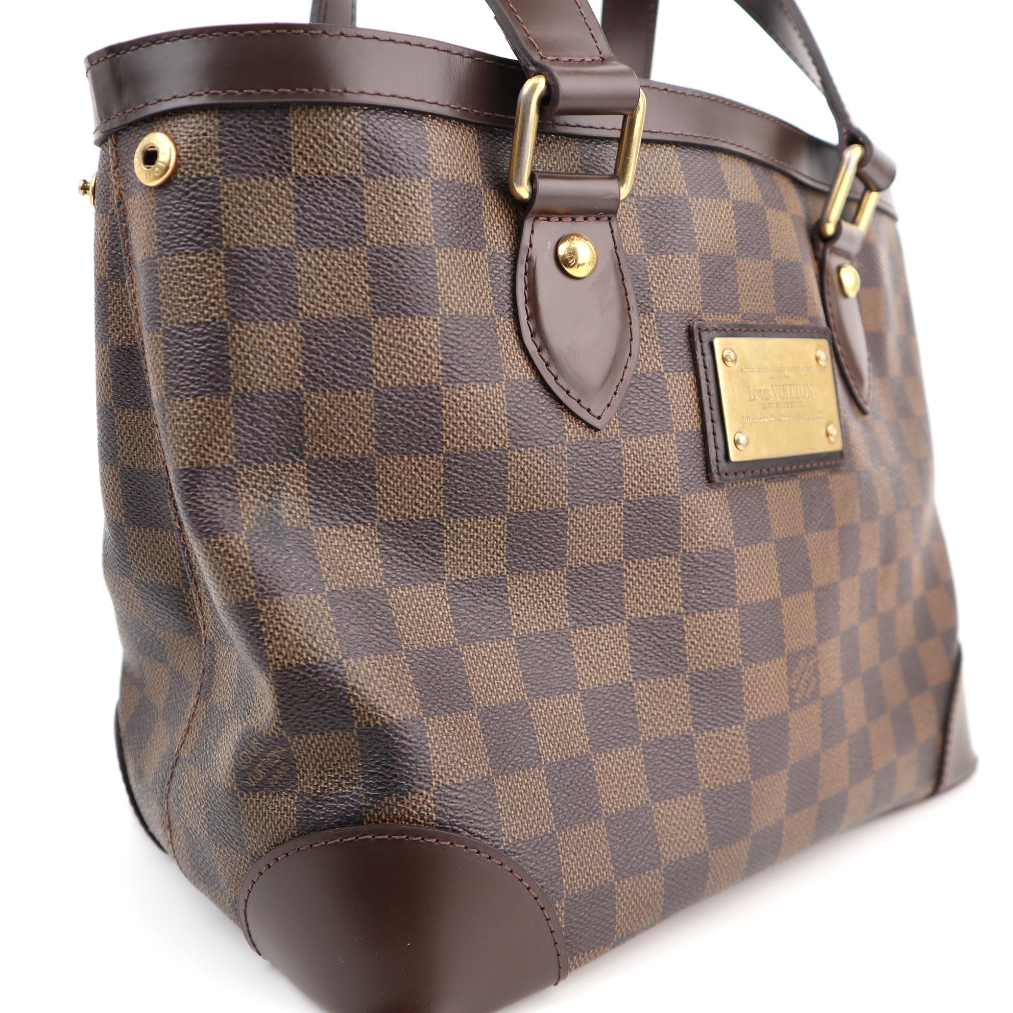 C1400R Louis Vuitton Hampstead PM Damier Ebene Canvas Bag-Pre Owned