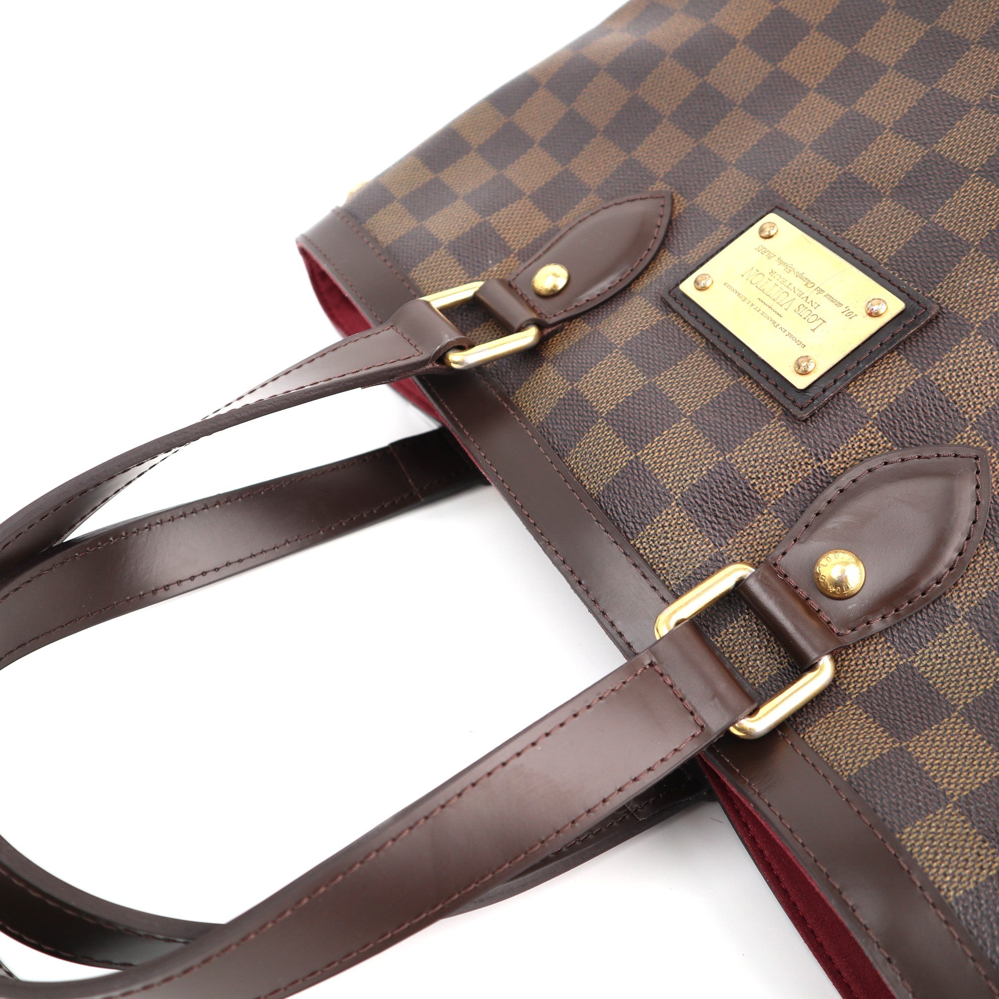 C1400R Louis Vuitton Hampstead PM Damier Ebene Canvas Bag-Pre Owned
