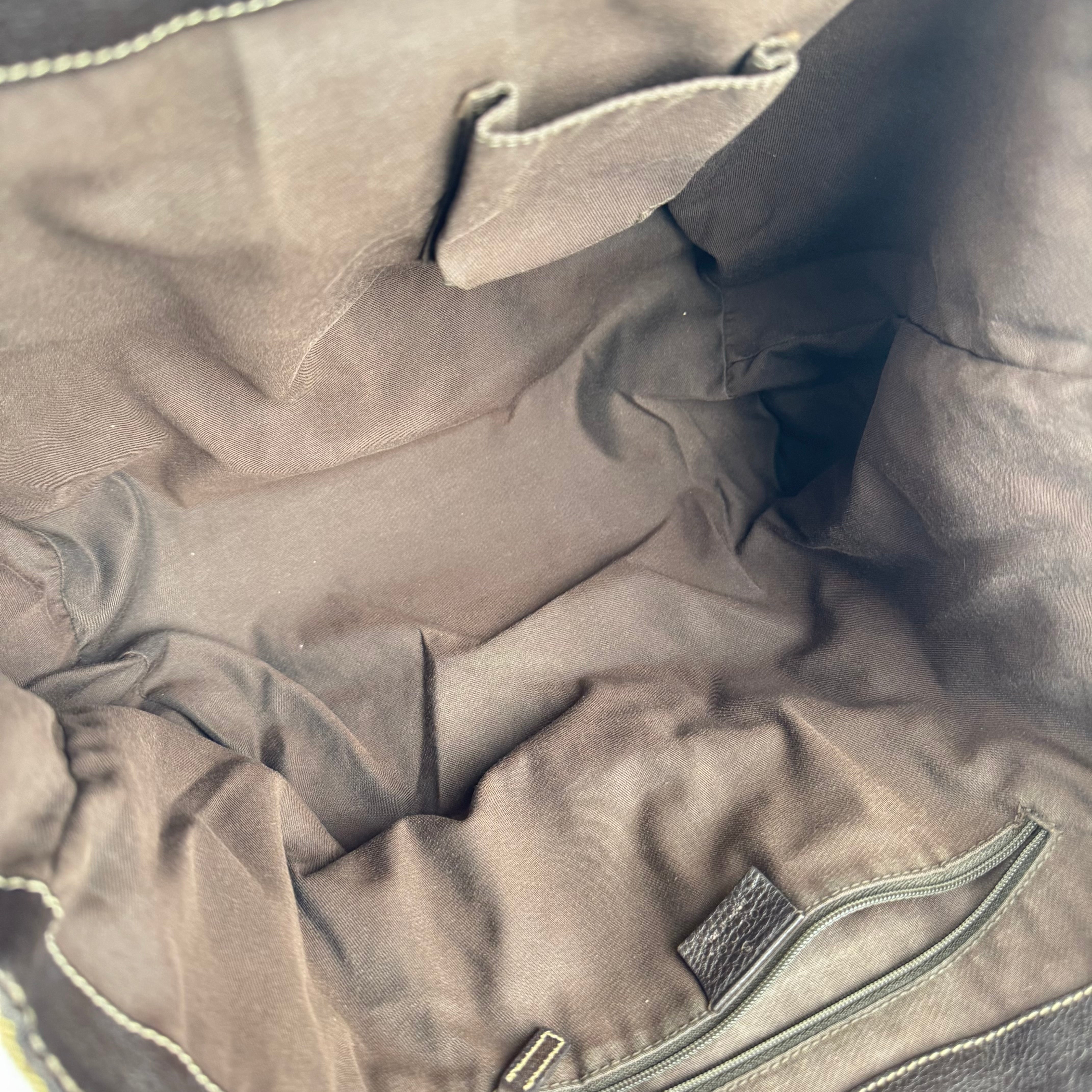 Gucci Brown GG Lona Nova Bolsa Web Feminina Marrom Bege- Pre Owned