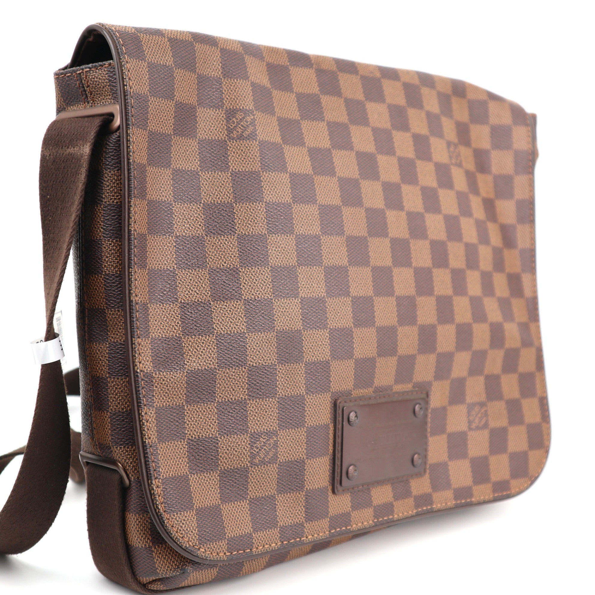 C1417 Louis Vuitton Damier Ebene Brooklyn Messenger Bag-Pre Owned