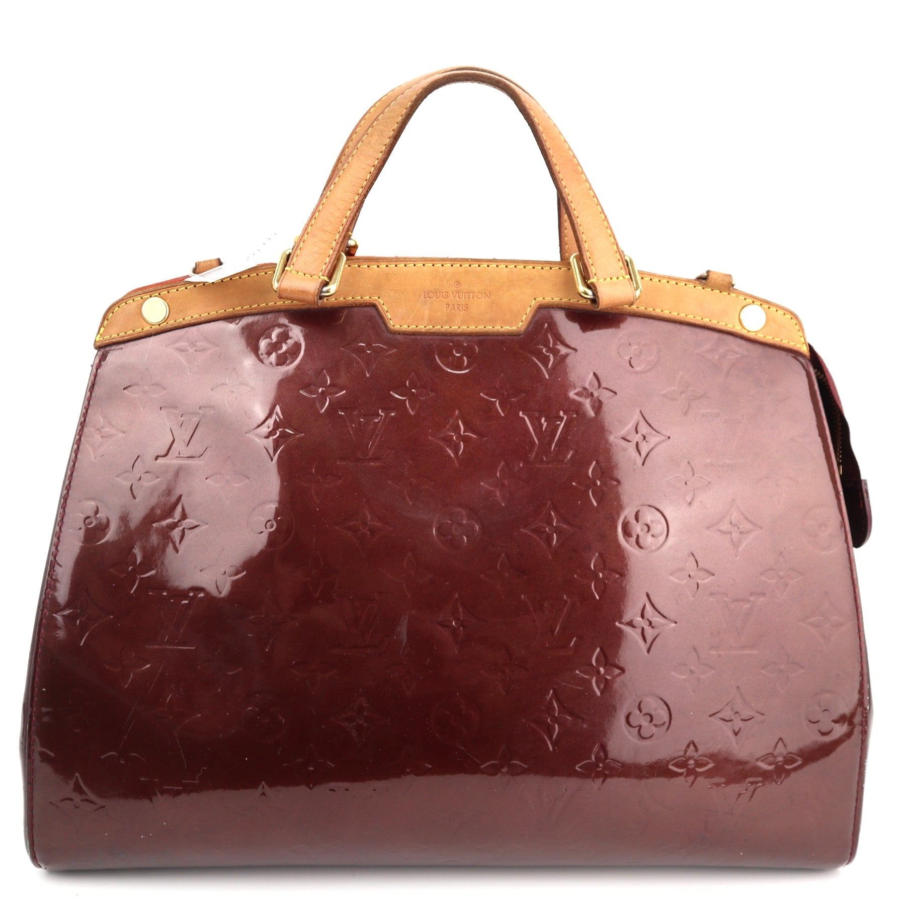 C1423 Louis Vuitton Brea Rouge Fauviste Monogram Vernis GM-Pre Owned