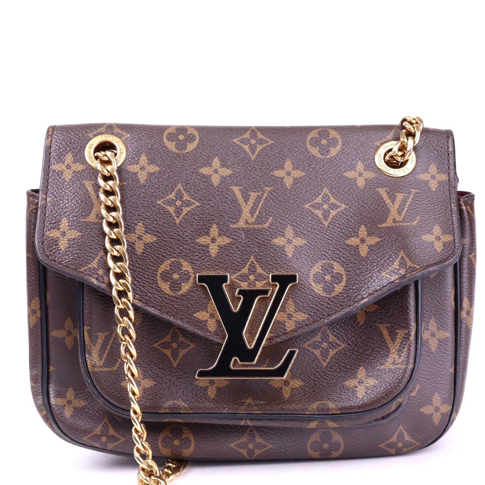 J3387 Louis Vuitton Passy Handbag Monogram Canvas Crossbody Bag- Pre Owned