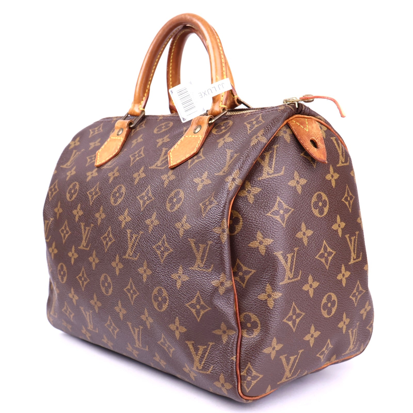 J3392 Louis Vuitton Speedy Handbag Monogram Canvas 30- Pre Owned