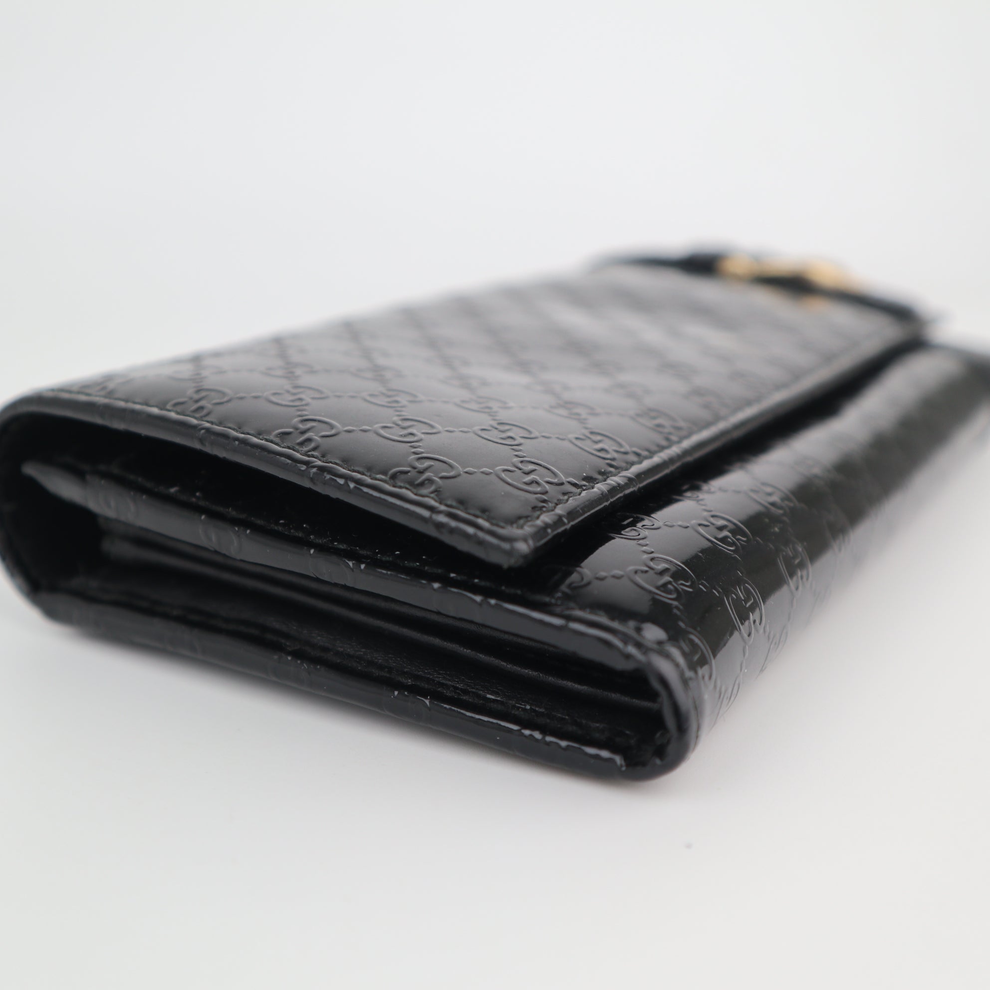 C2198 Gucci Long Wallet Microguccissima Long Wallet | Pre-Owned Very Good Brown embossed leather