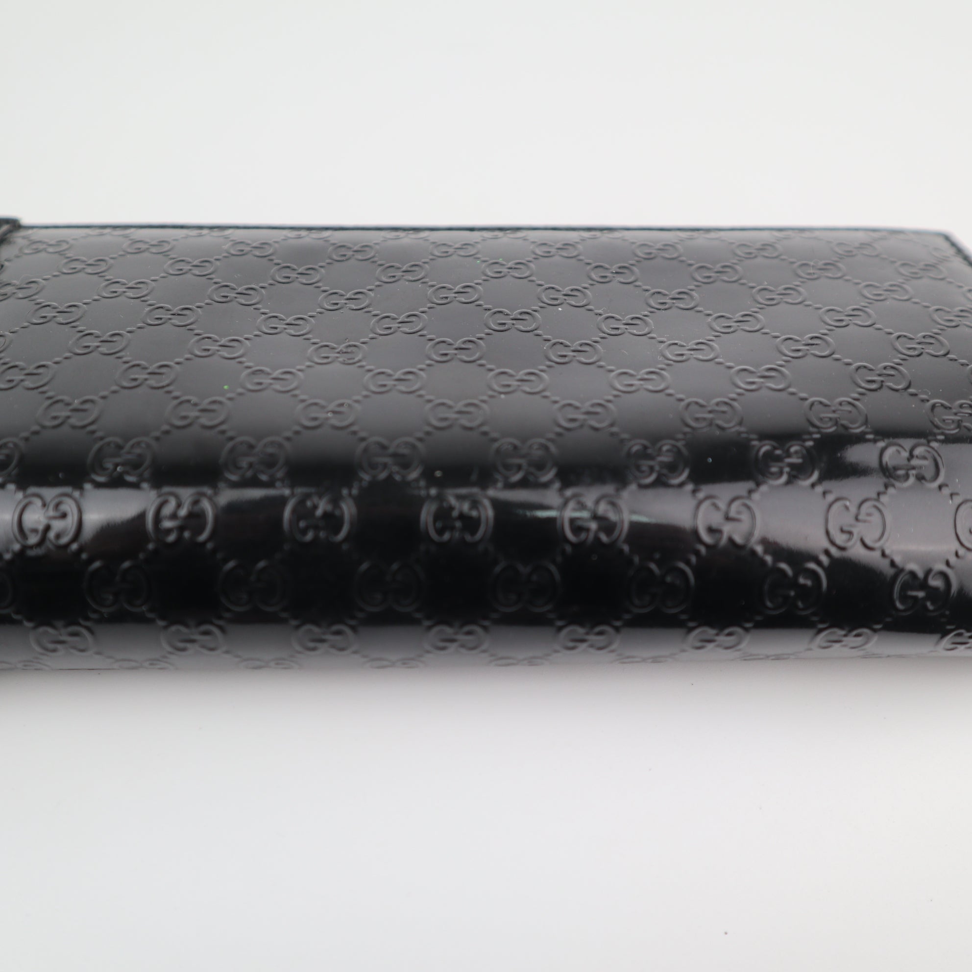 C2198 Gucci Long Wallet Microguccissima Long Wallet | Pre-Owned Very Good Brown embossed leather
