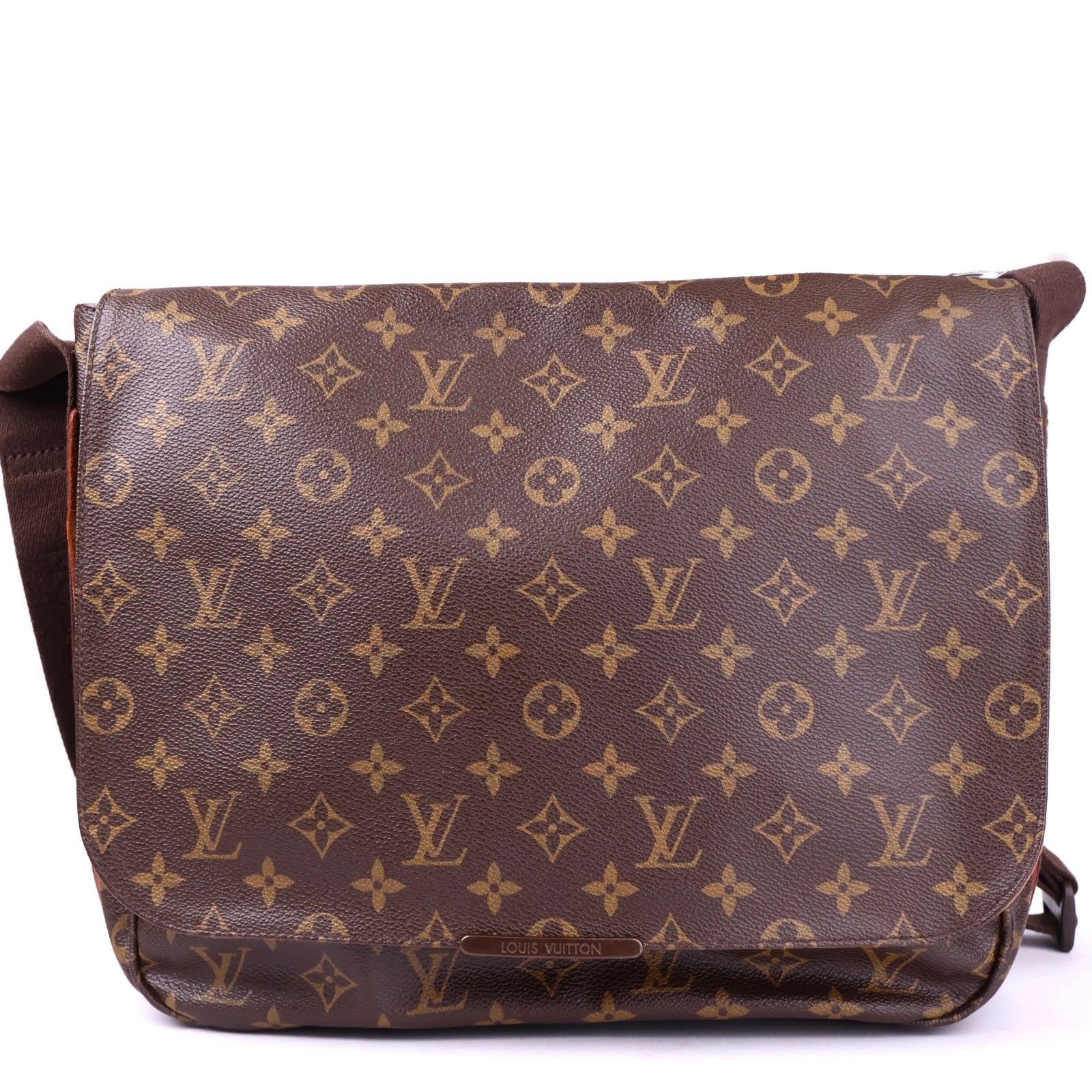 J3379 Louis Vuitton Messenger Monogram Beaubourg MM Brown- Pre Owned