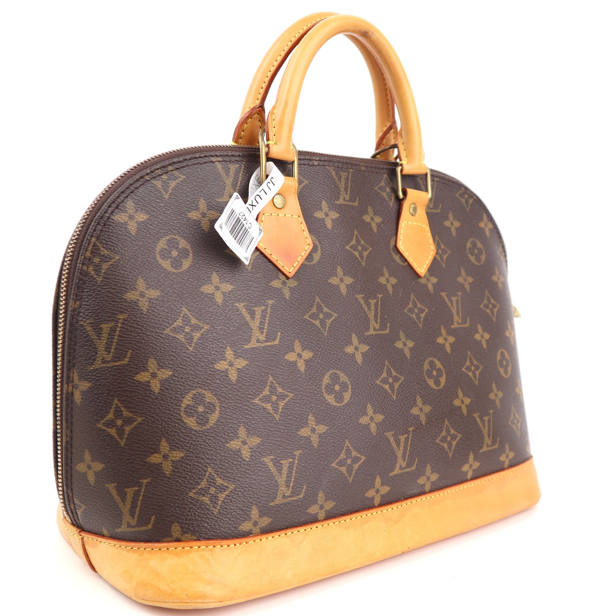 C1427R Louis Vuitton Alma Monogram Canvas Handbag-Pre Owned
