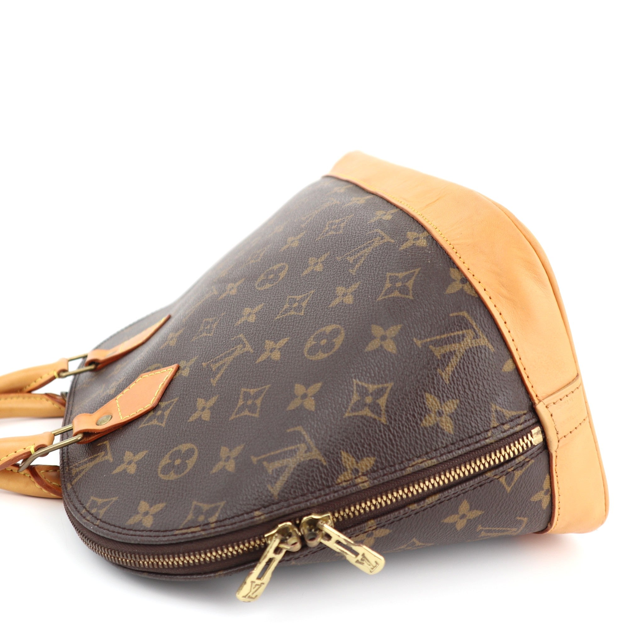C1427R Louis Vuitton Alma Monogram Canvas Handbag-Pre Owned