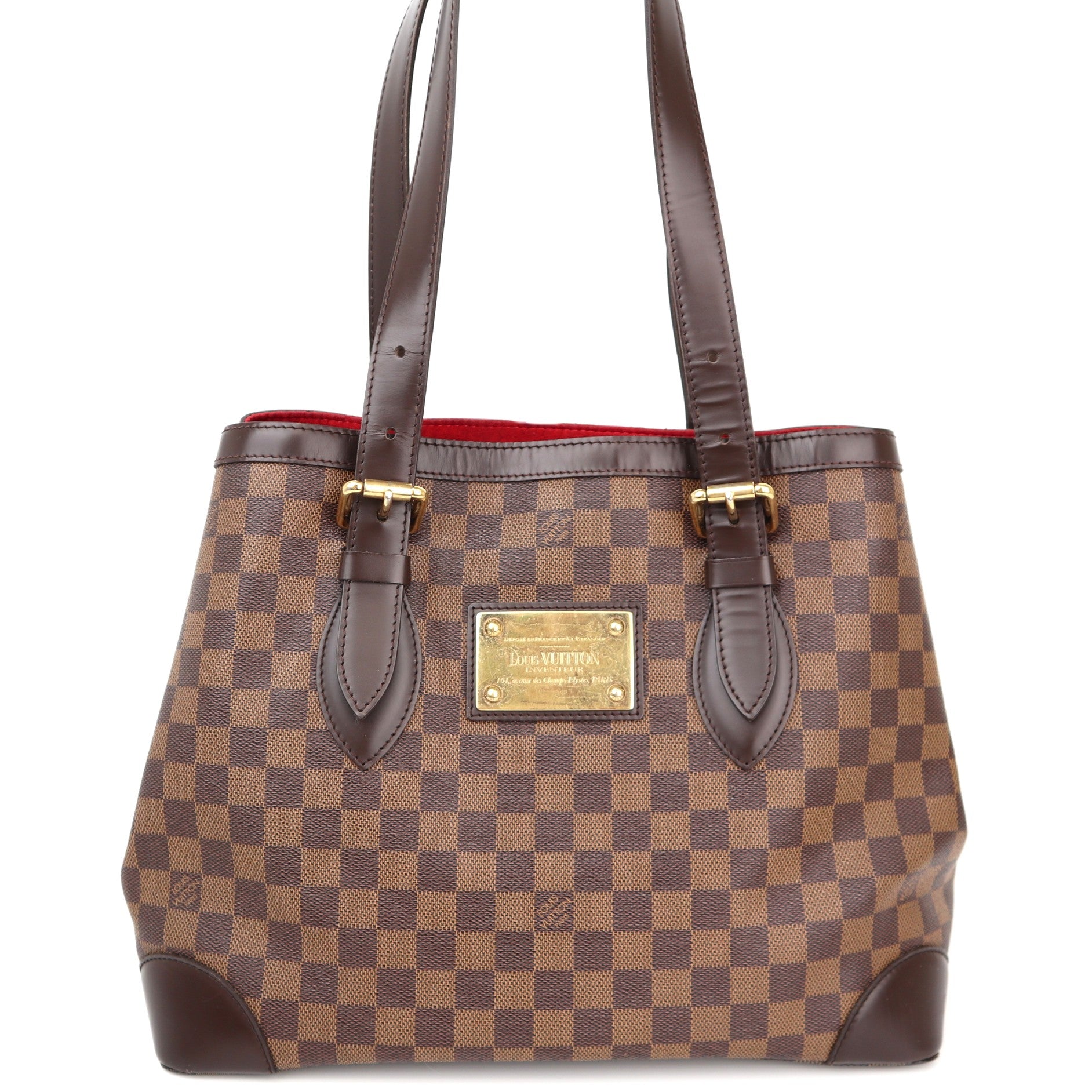 C1440R Louis Vuitton Damier Ebene Hampstead MM-Pre Owned