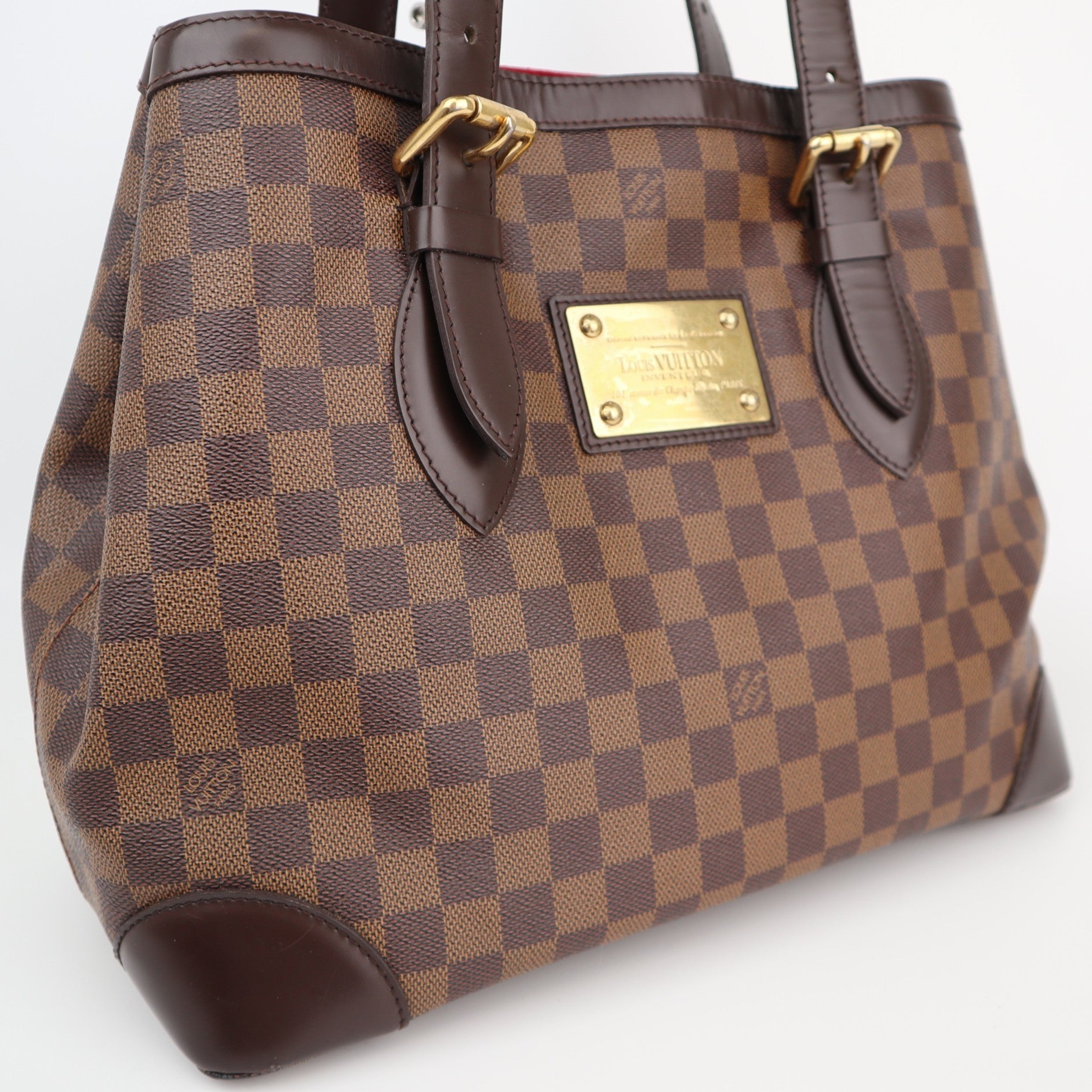 C1440R Louis Vuitton Damier Ebene Hampstead MM-Pre Owned