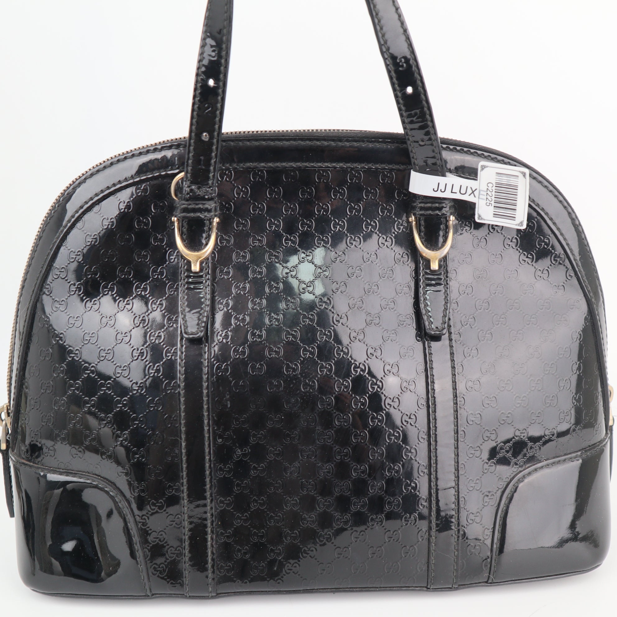 C2225 Gucci Top Handle Bag Nice Dome | Pre-Owned Very Good Microguccissima