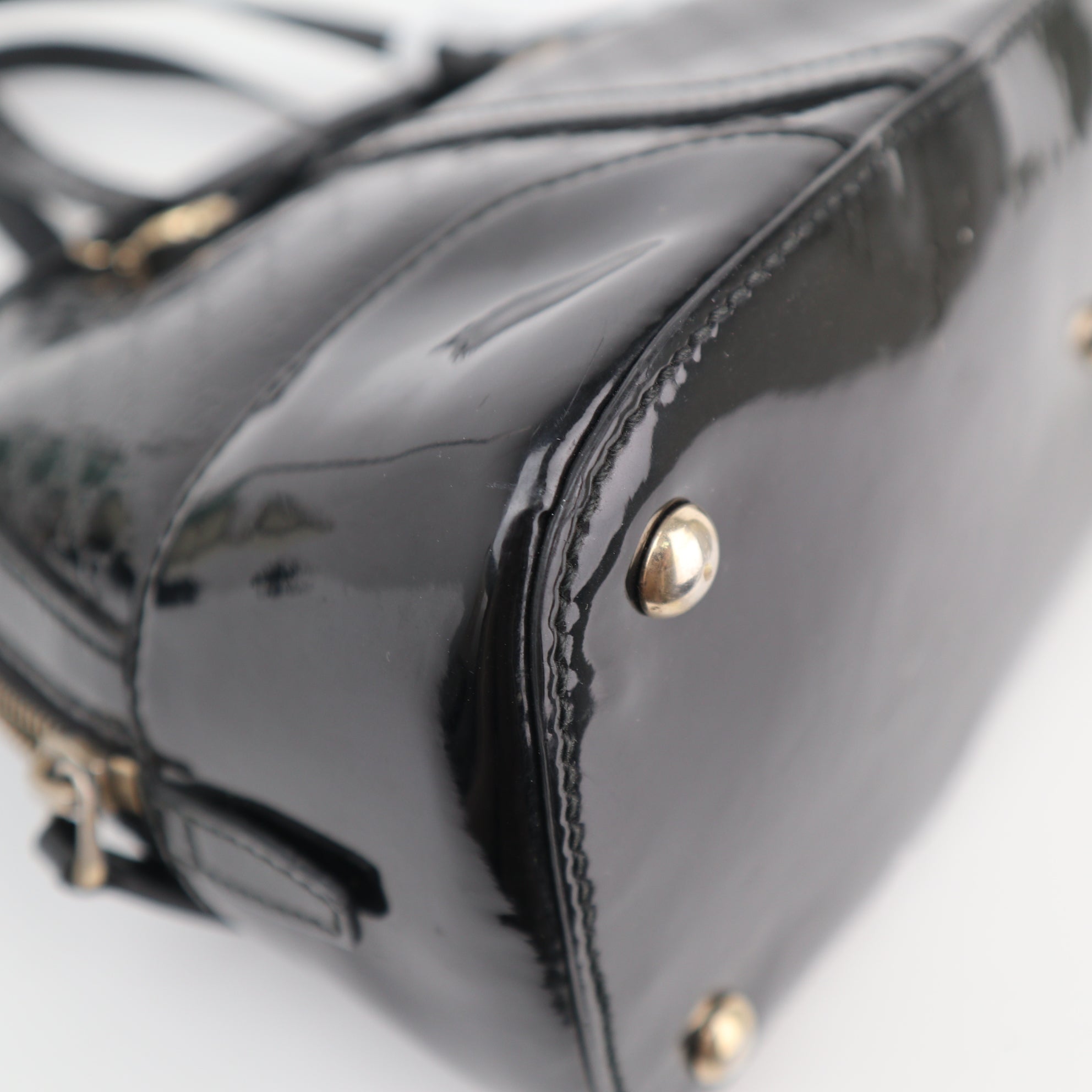 C2225 Gucci Top Handle Bag Nice Dome | Pre-Owned Very Good Microguccissima