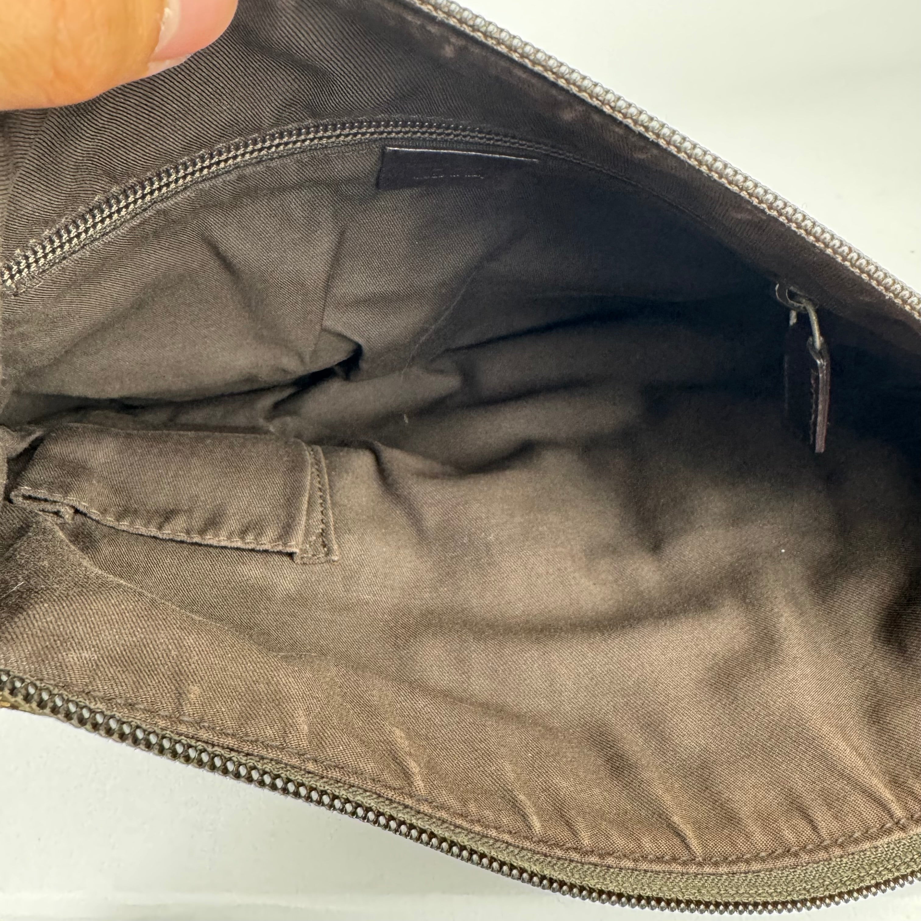 J0776 Gucci GG Canvas Abbey Brown Crossbody Bags- Pre Owned