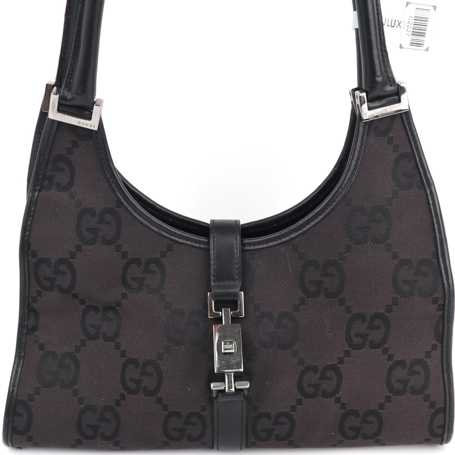 C2227 Gucci Shoulder Bag Jackie | Pre-Owned Very Good Brown GG monogram