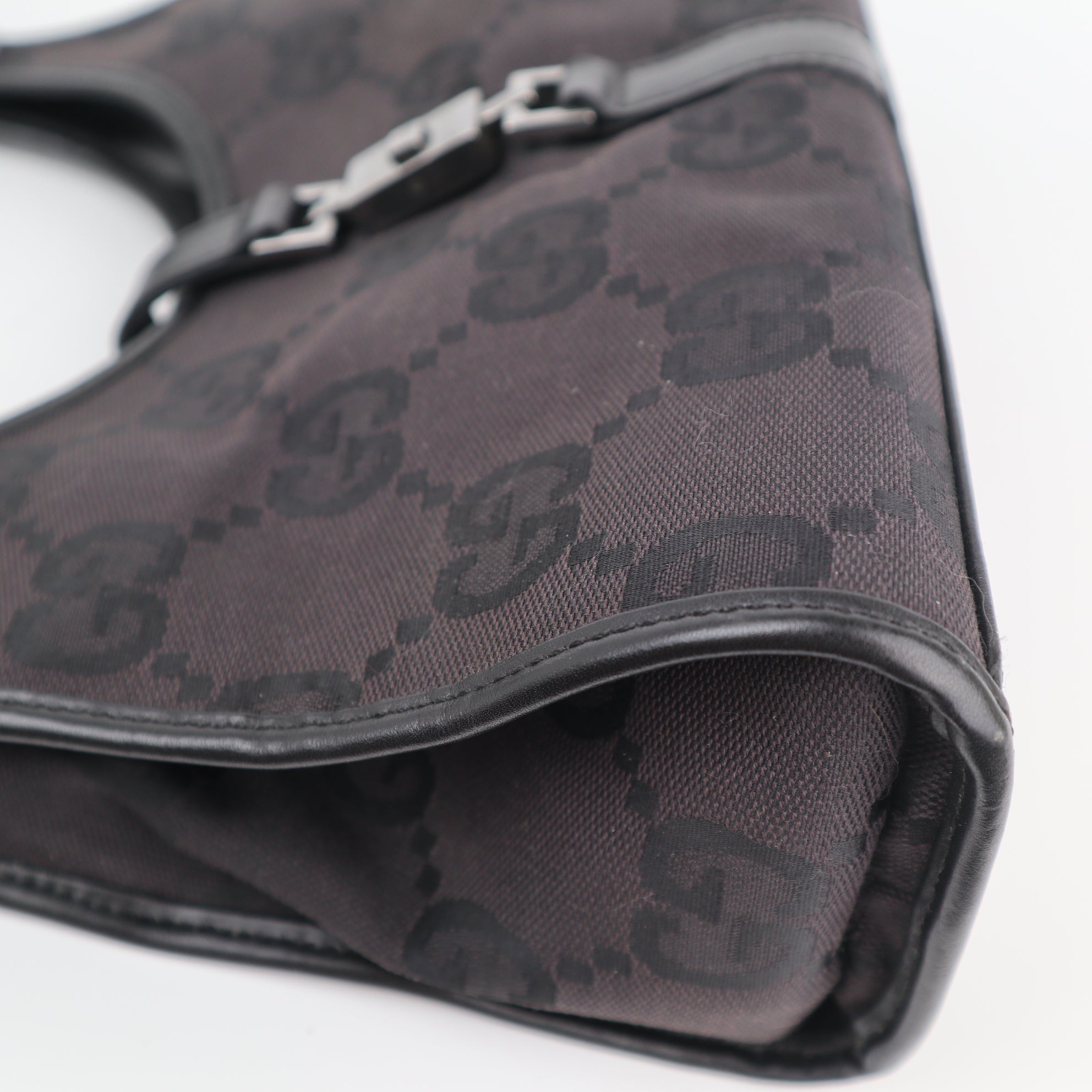 C2227 Gucci Shoulder Bag Jackie | Pre-Owned Very Good Brown GG monogram