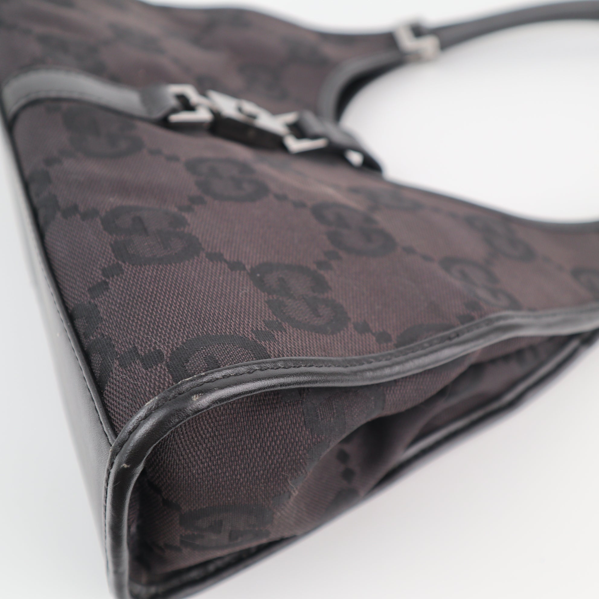 C2227 Gucci Shoulder Bag Jackie | Pre-Owned Very Good Brown GG monogram