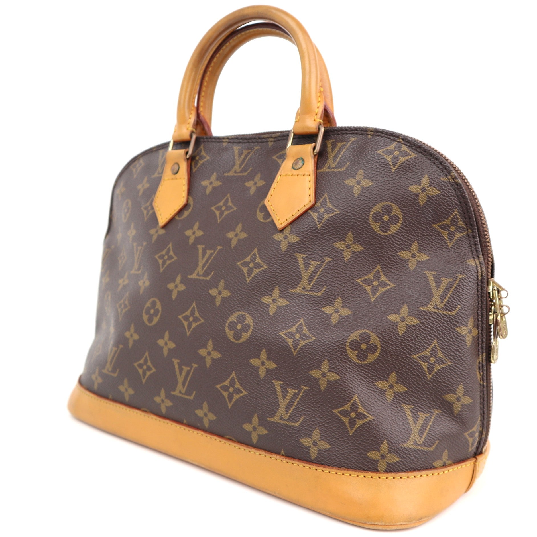 C1441R Louis Vuitton Alma Monogram Canvas PM handbag-Pre Owned