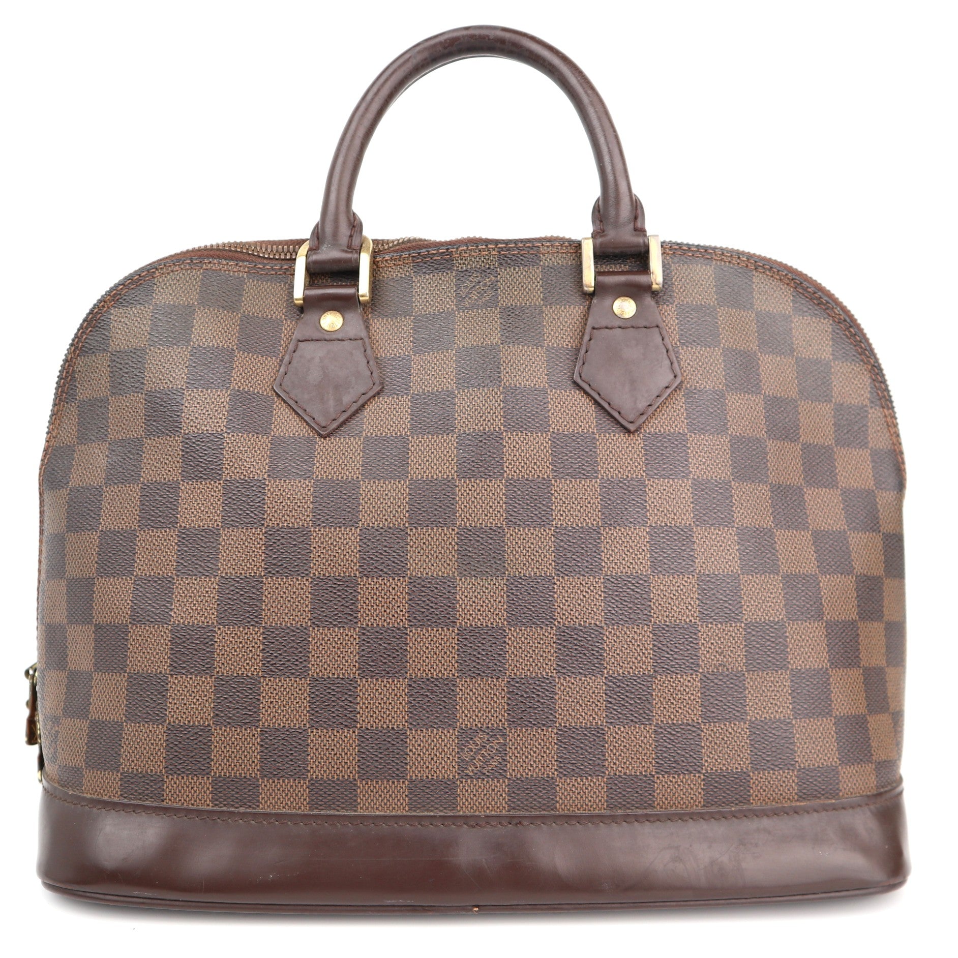 C1452 Louis Vuitton Damier Ebene Canvas Alma PM-Pre Owned