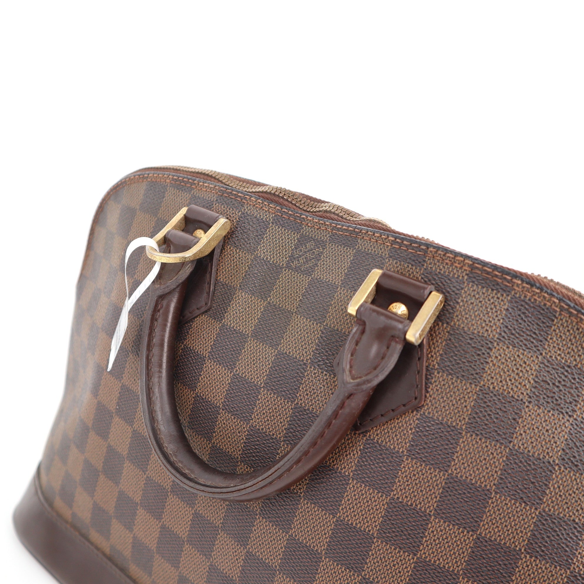 C1452 Louis Vuitton Damier Ebene Canvas Alma PM-Pre Owned