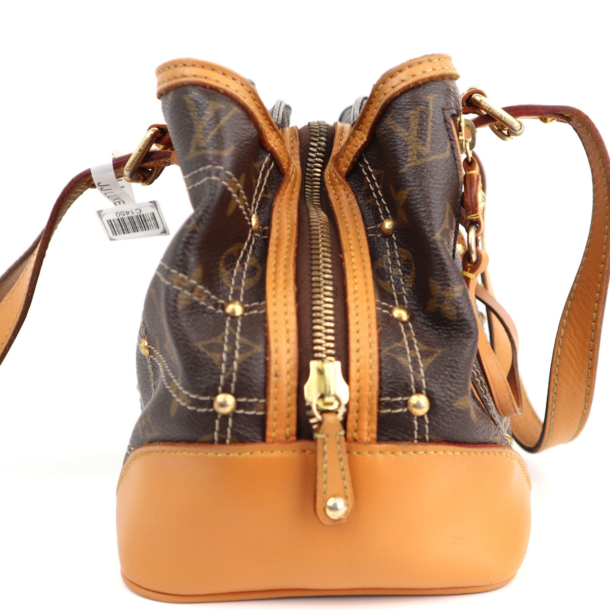 C1450 Louis Vuitton Limited Edition Monogram Canvas Riveting Bag-Pre Owned