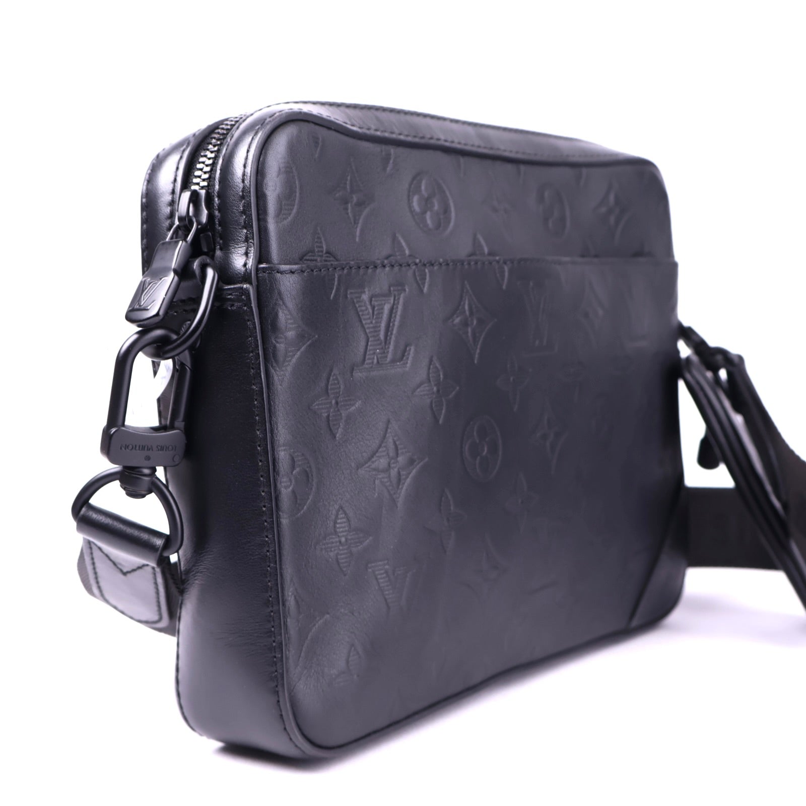 J2093 Louis Vuitton Monogram Shadow Leather Duo Messenger Bag- Pre Owned