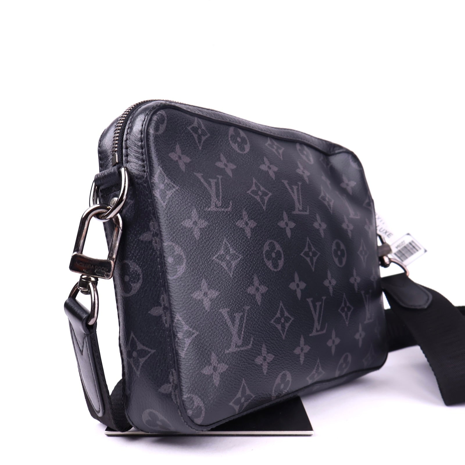J2094 Louis Vuitton Monogram Canvas Messenger Bag Grey- Pre Owned