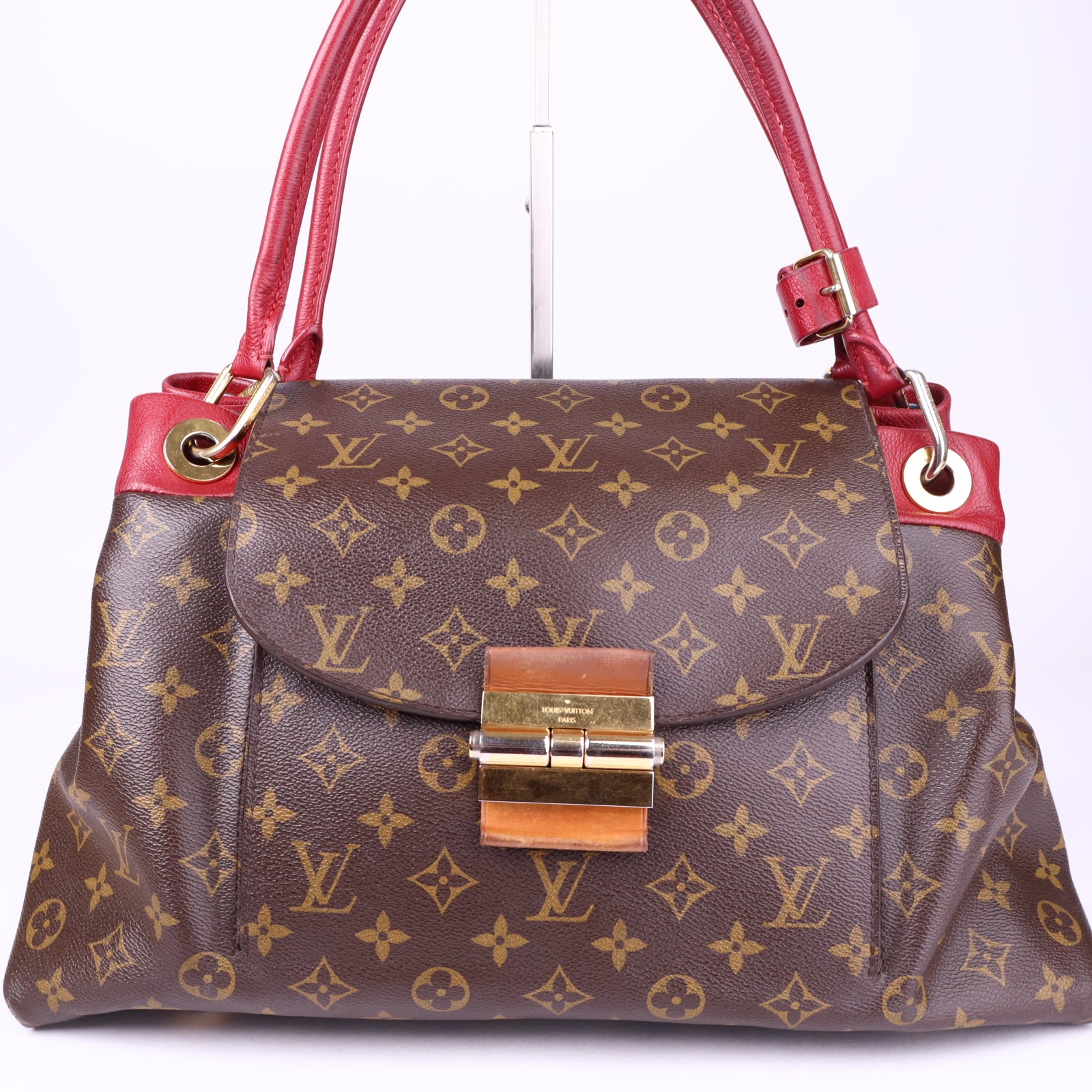 J3346 Louis Vuitton Bordeaux Monogram Canvas Olympe Bag- Pre Owned
